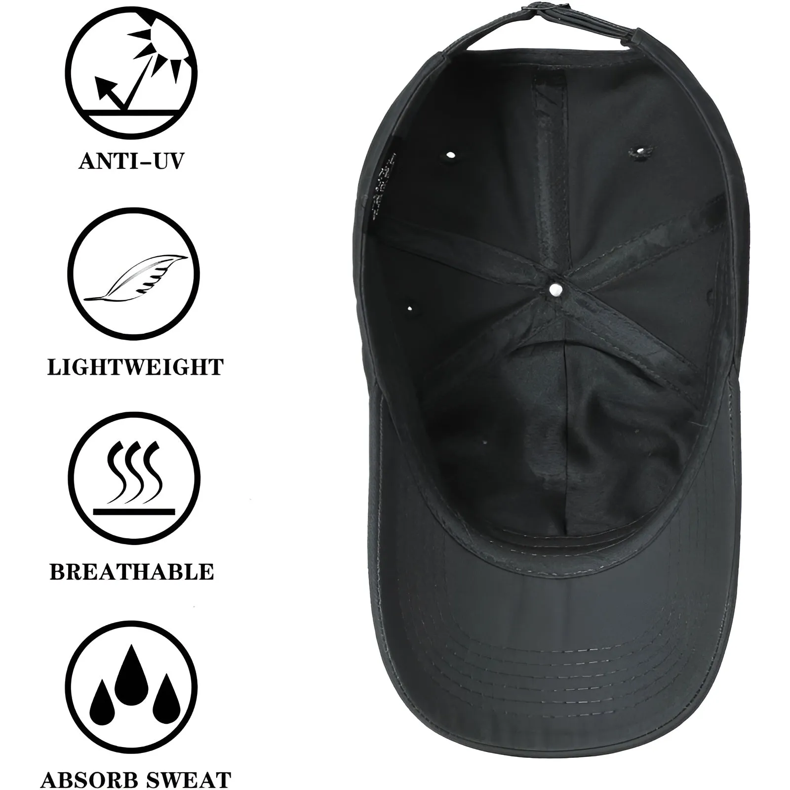 Adjustable Baseball Cap With Embroidered Flag Design