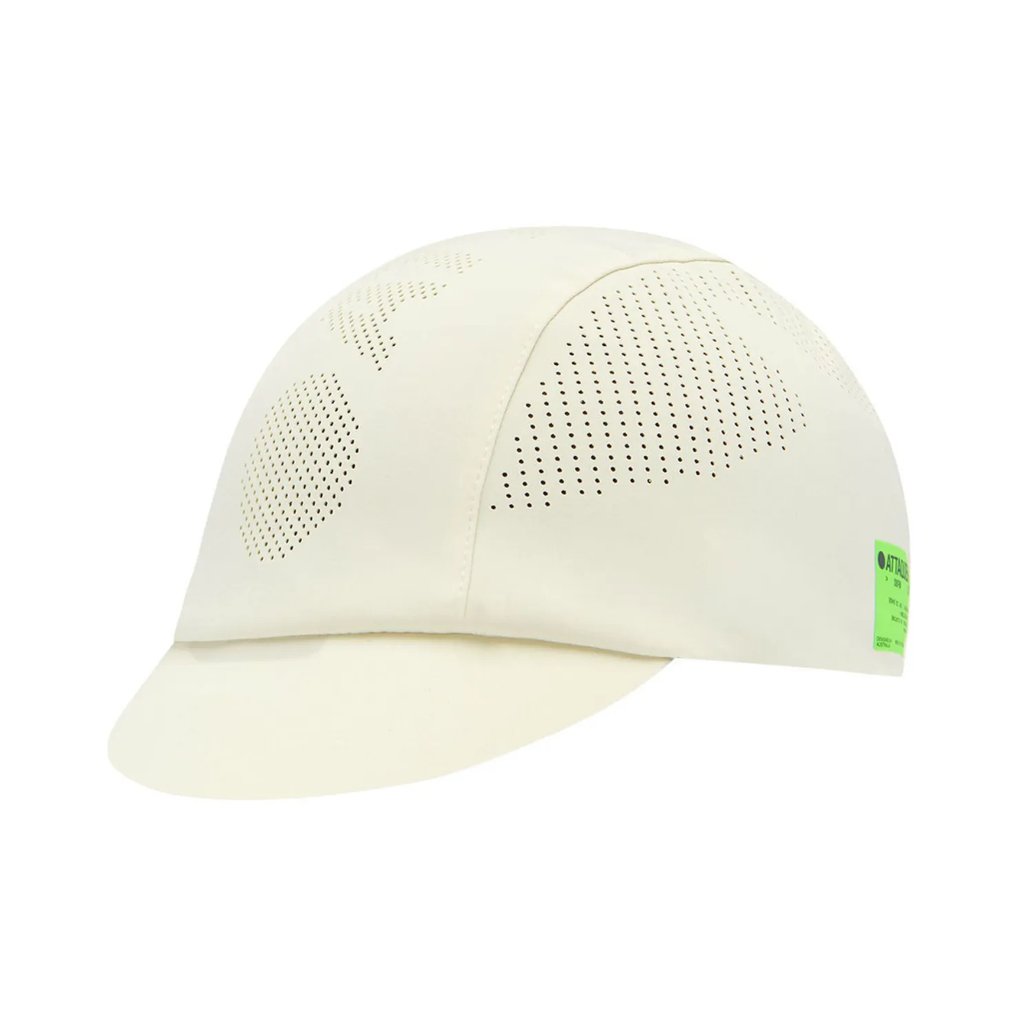 Attaquer Tech Cap Vertical Logo - Eggshell
