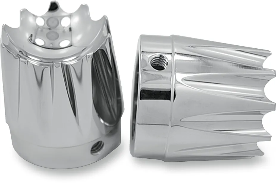 Avon Grips AXL-EX-CH-TOUR Excalibur Axle Nut Covers - 1in. - Chrome
