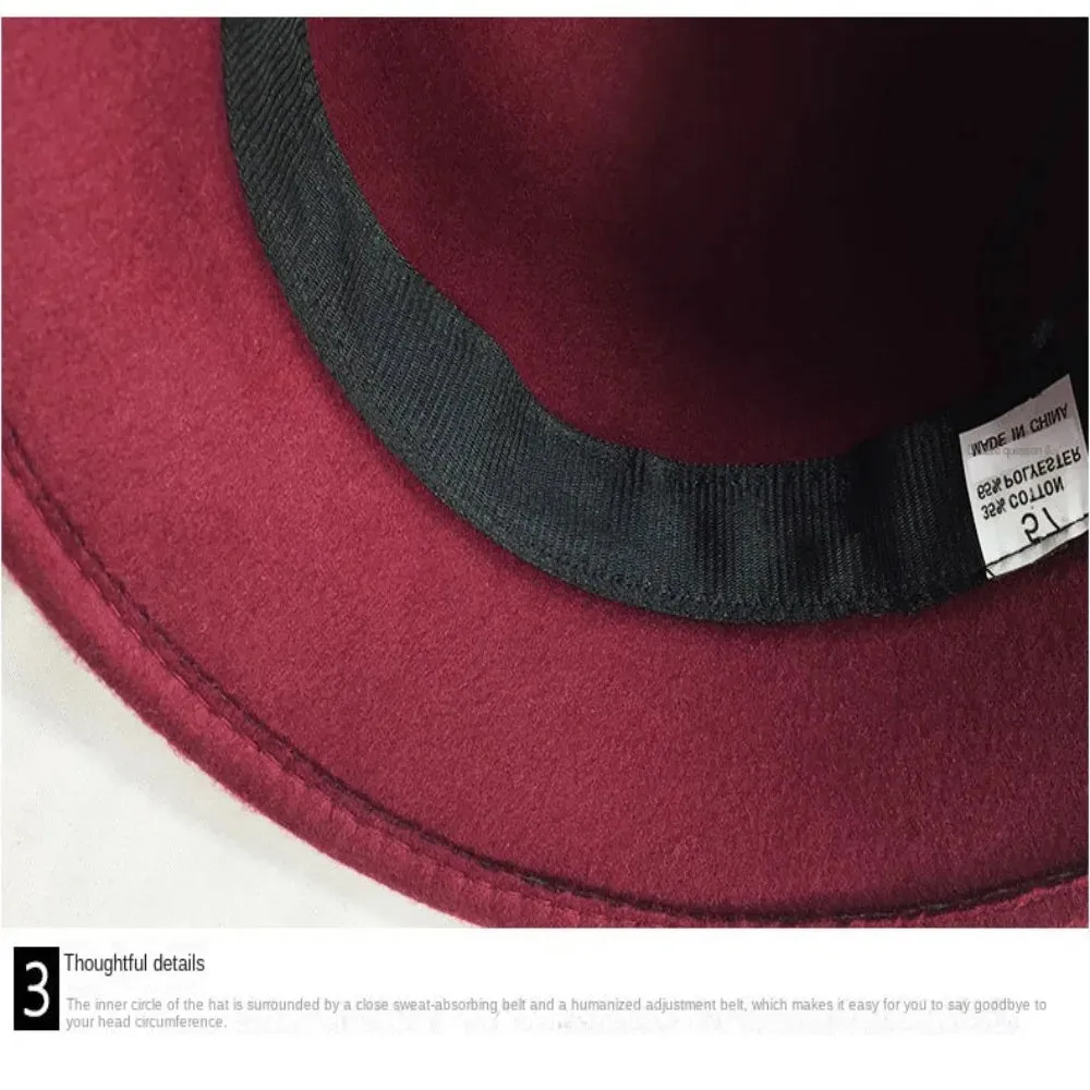 Basin Cap Elegant Women Vintage Ladies Girl Hat Fashion Retro Church Bowler Cloche Hats Vintage Warmer Felt Bucket Cap Lady Girl