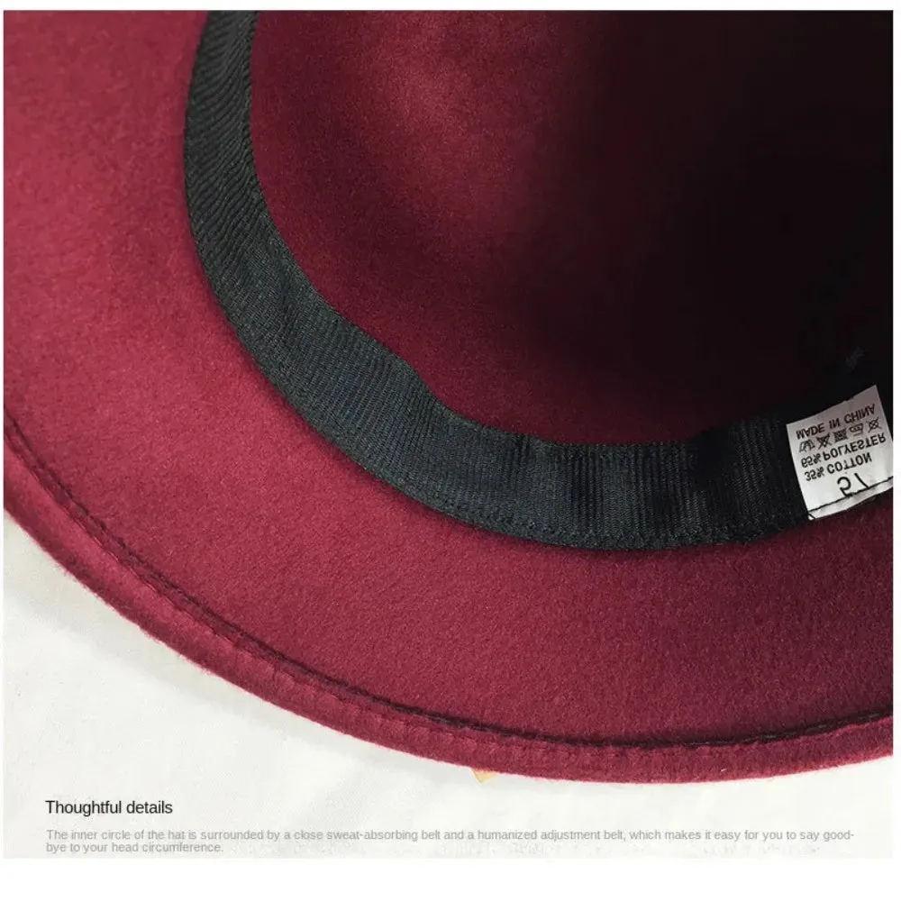 Basin Cap Elegant Women Vintage Ladies Girl Hat Fashion Retro Church Bowler Cloche Hats Vintage Warmer Felt Bucket Cap Lady Girl