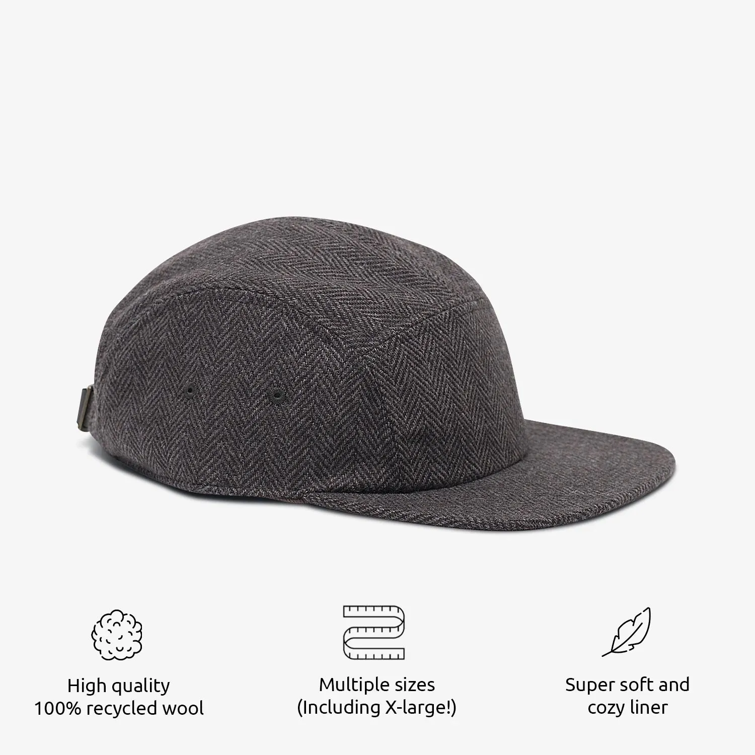 Brown Wool Cap