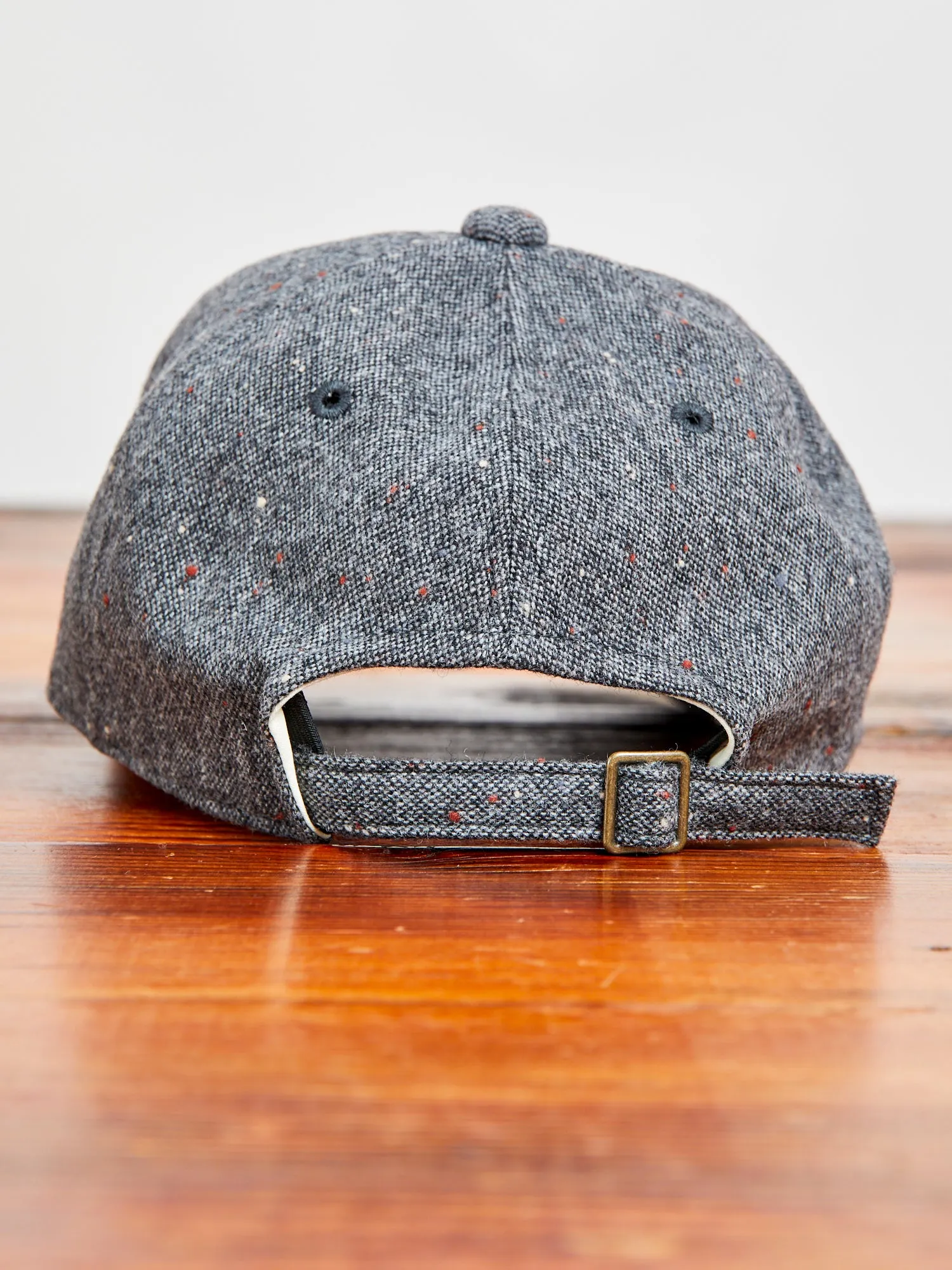 Brown's Beach Tweed Baseball Cap in Charcoal