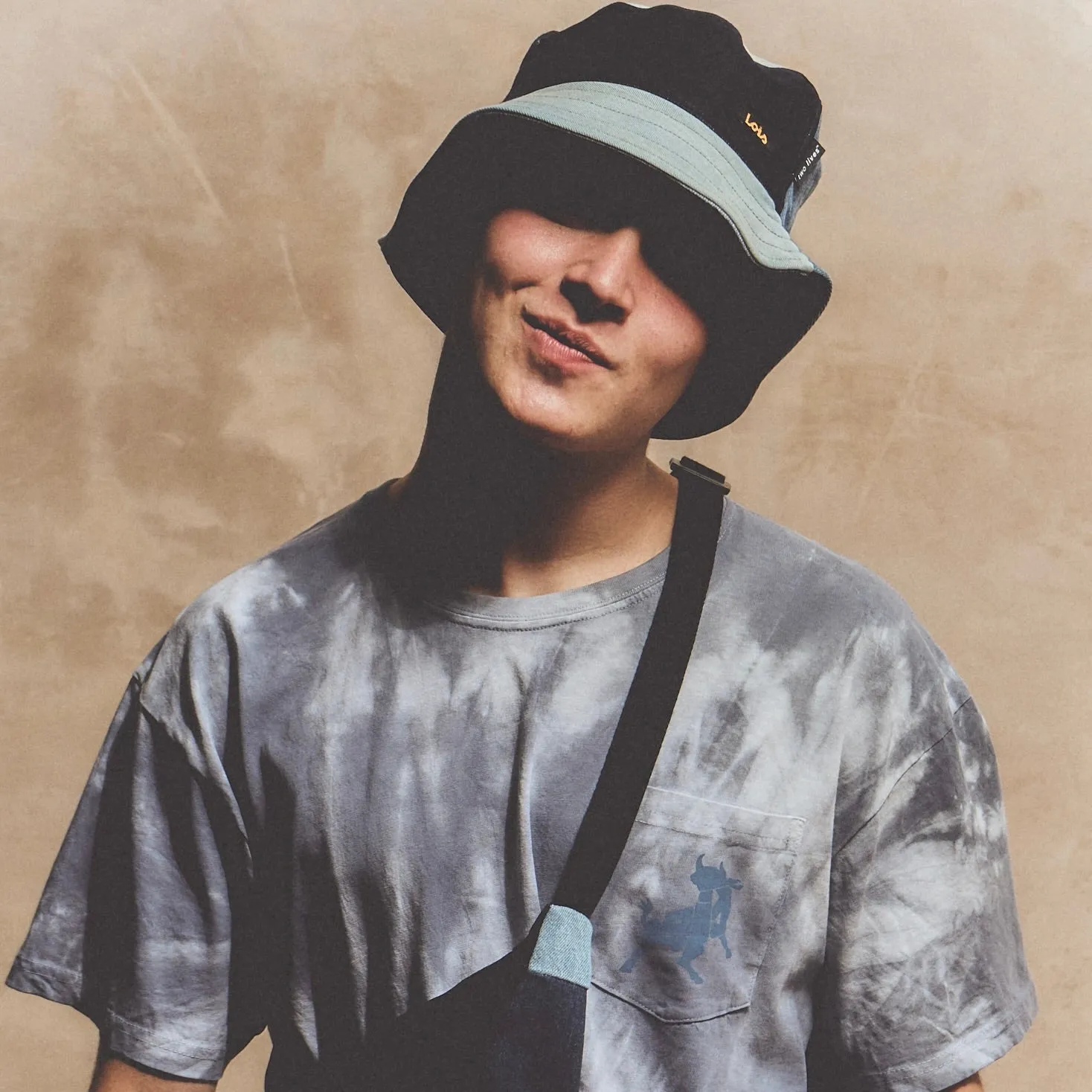 Bucket Hat- Indigo Denim Patchwork