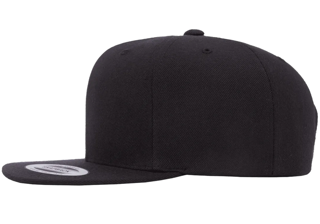 Classics Blank Snapback Cap Black