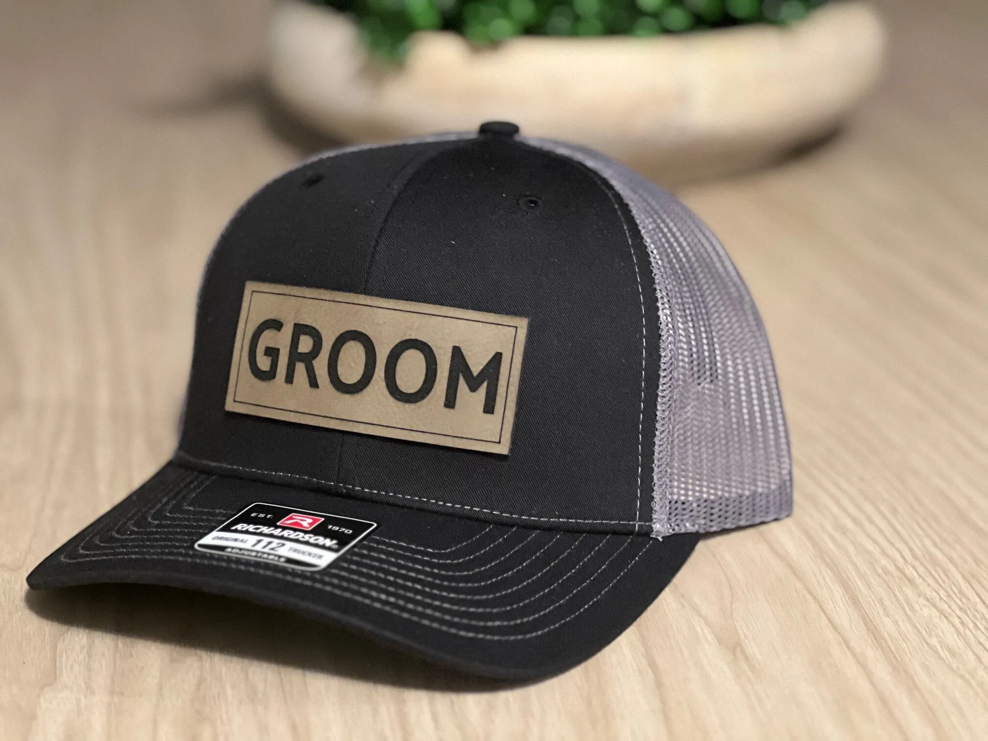 Custom Groom Wedding Party Hats