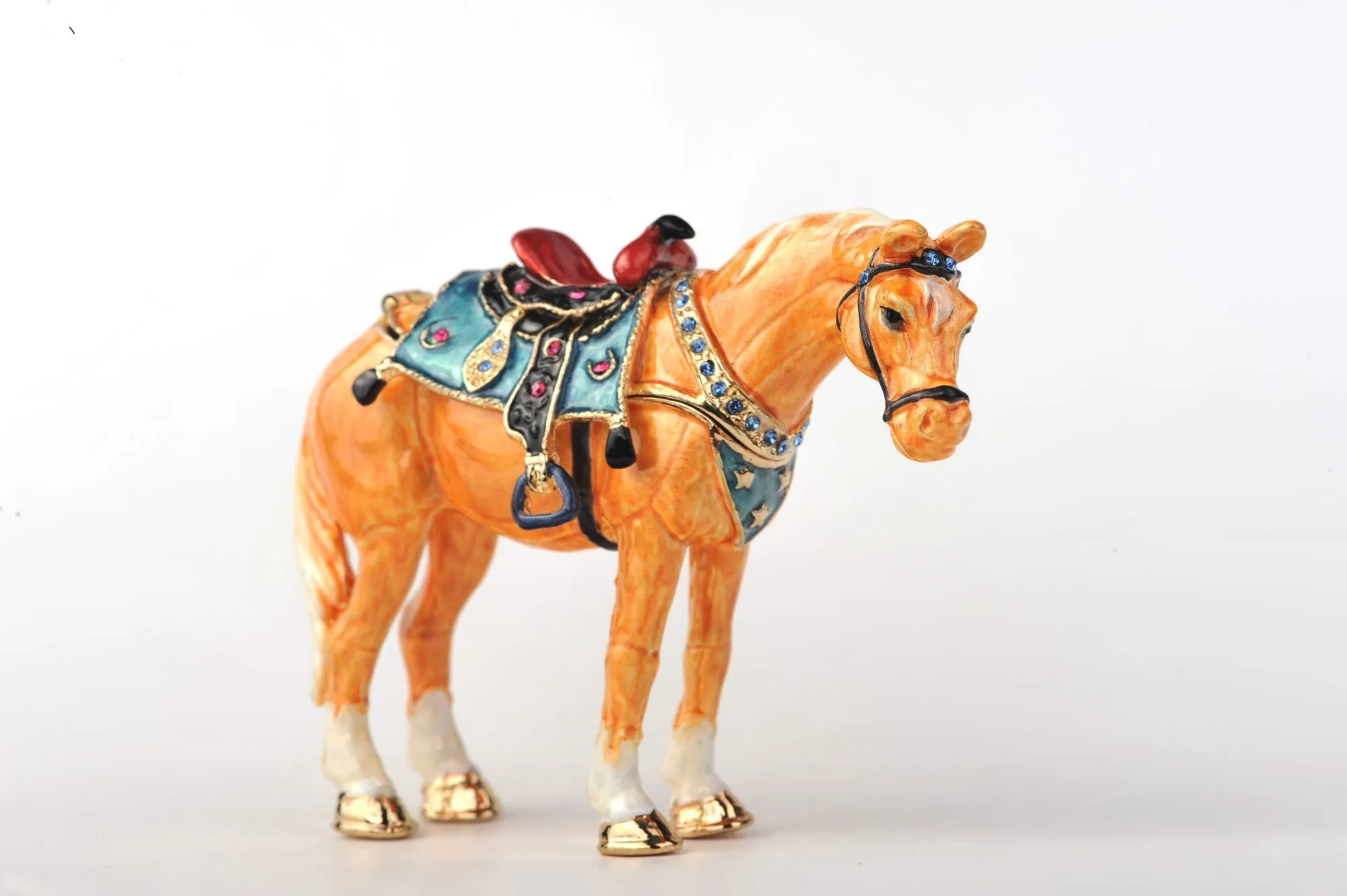 Decorated Orange Horse
