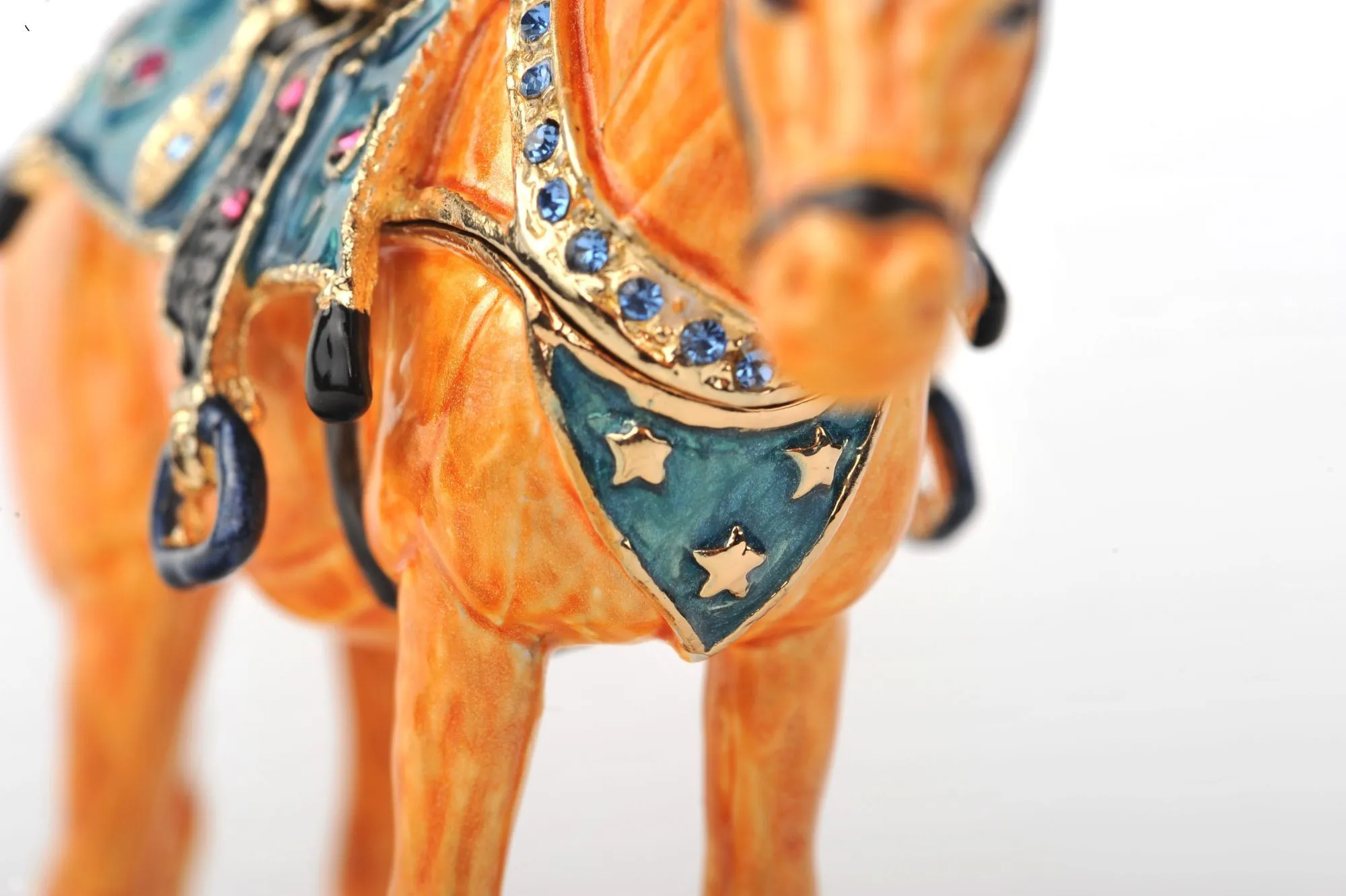 Decorated Orange Horse