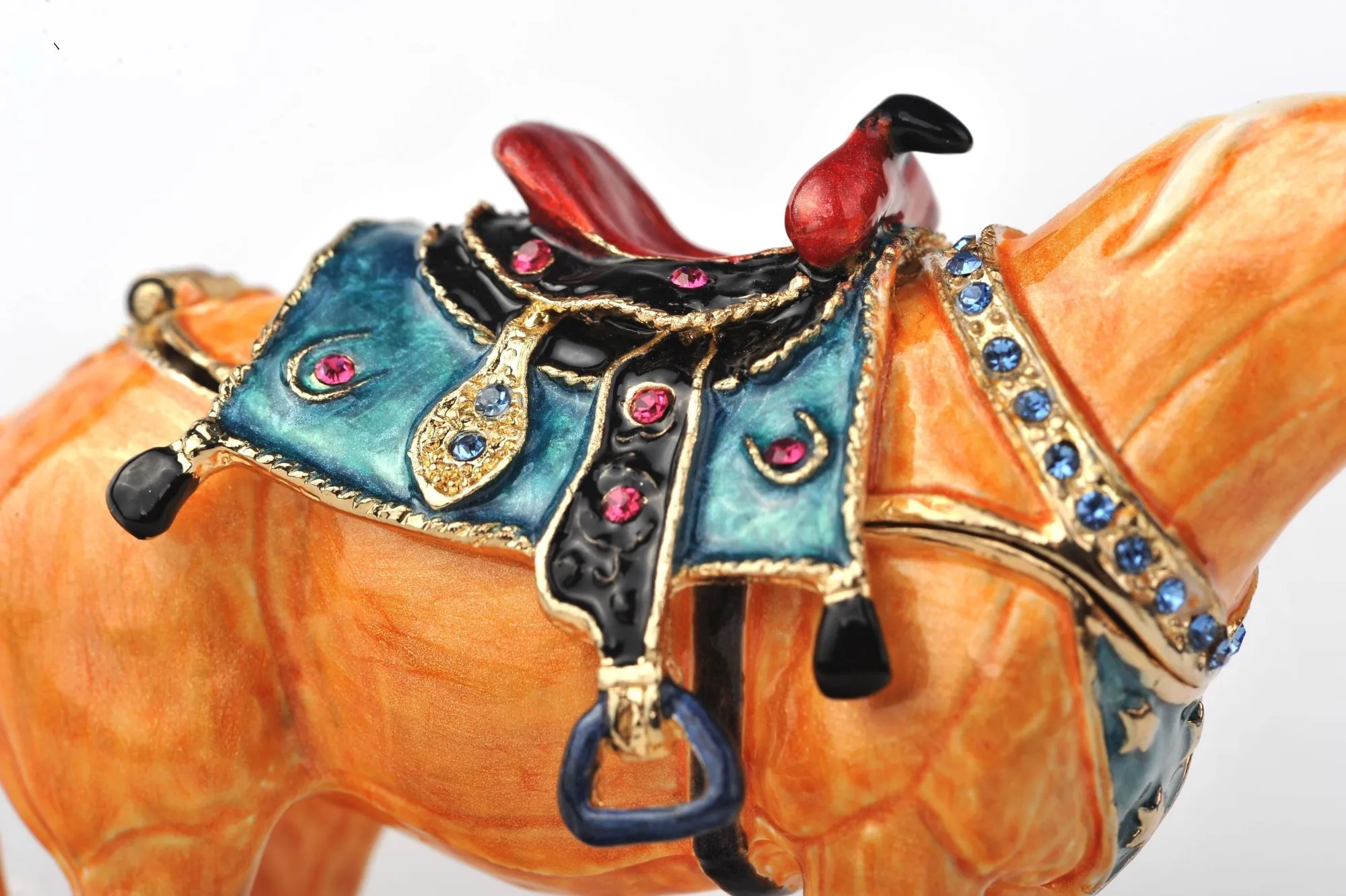 Decorated Orange Horse
