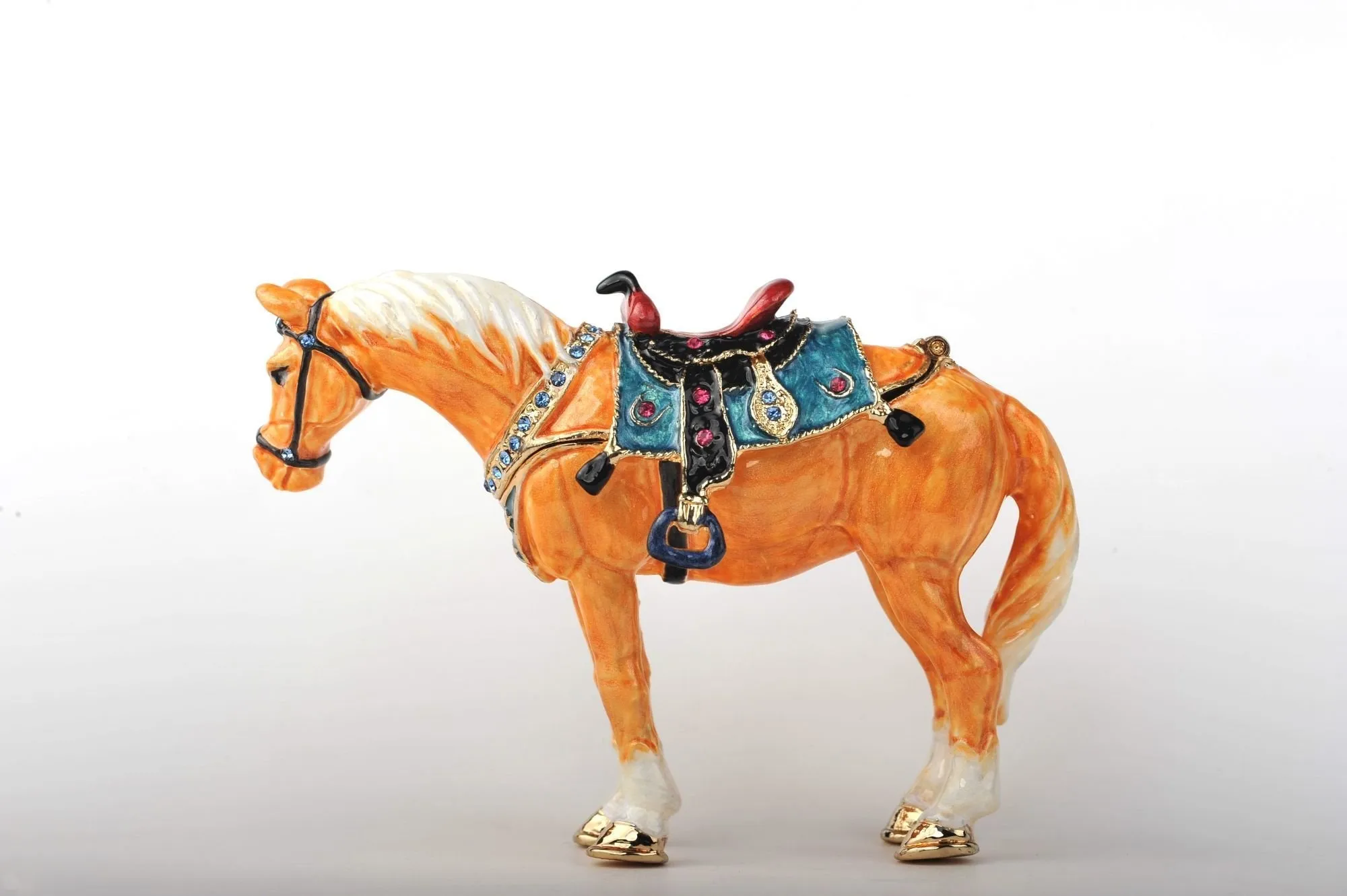 Decorated Orange Horse