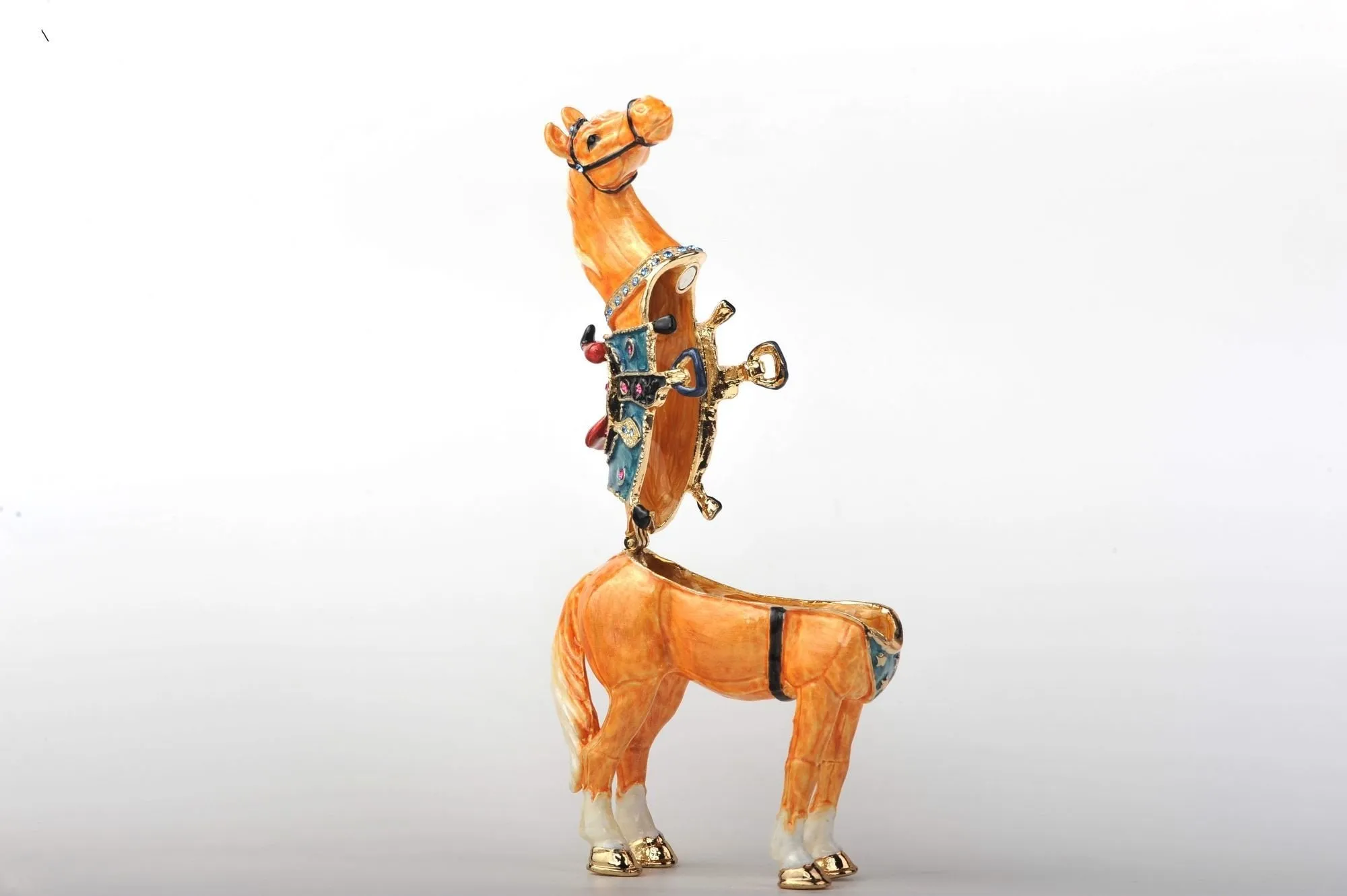 Decorated Orange Horse