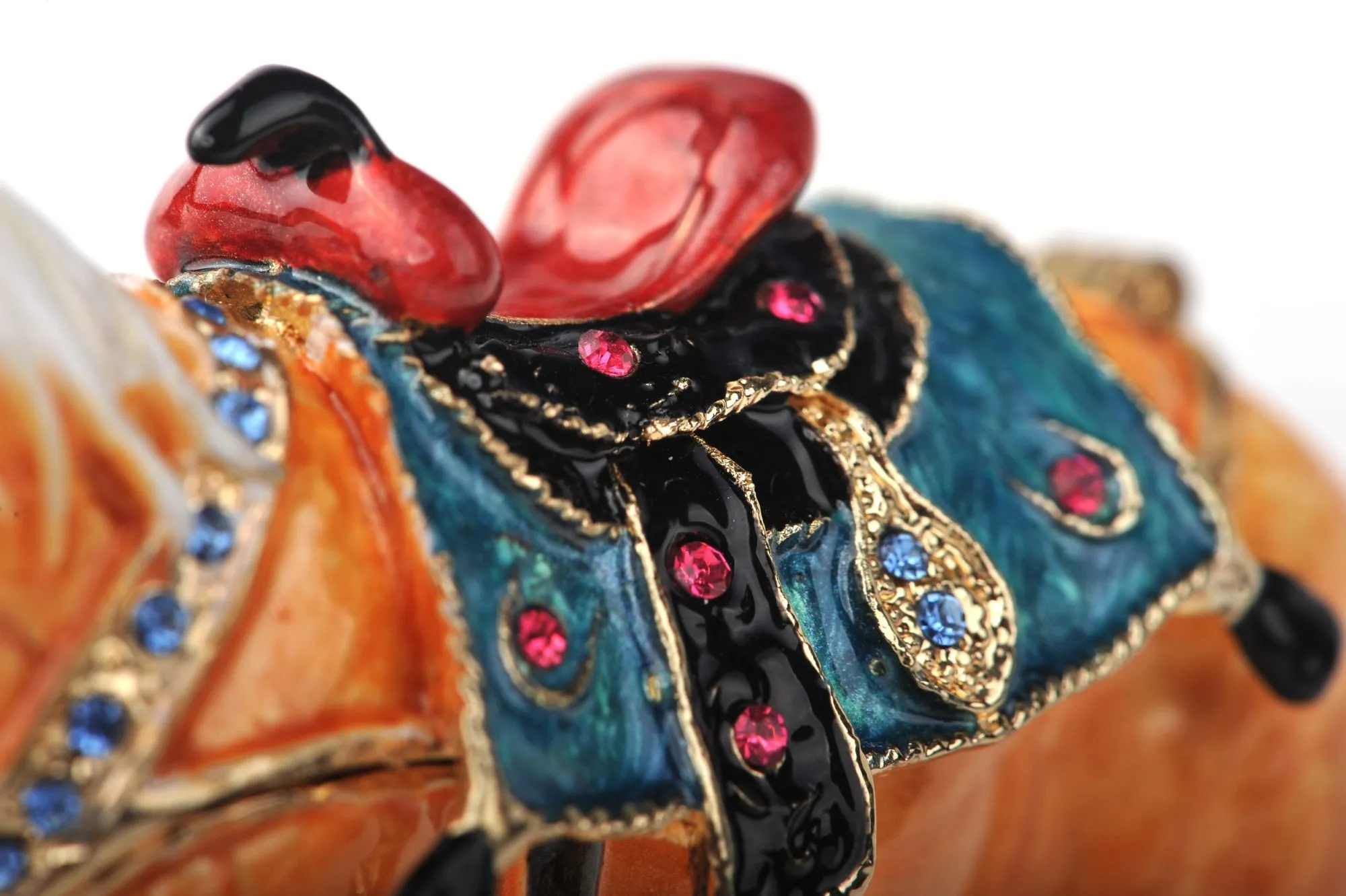 Decorated Orange Horse