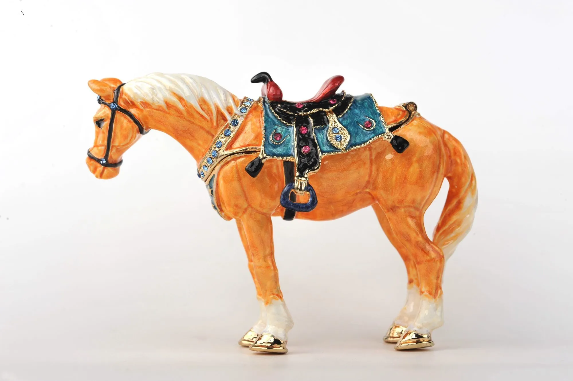 Decorated Orange Horse
