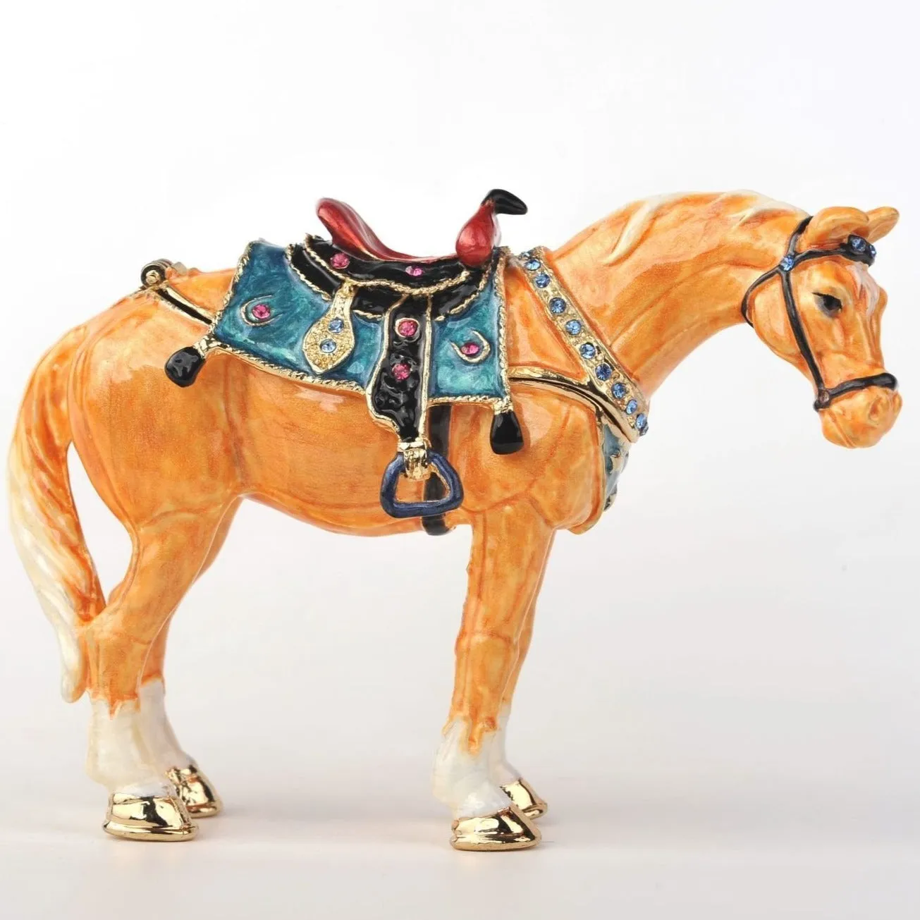 Decorated Orange Horse