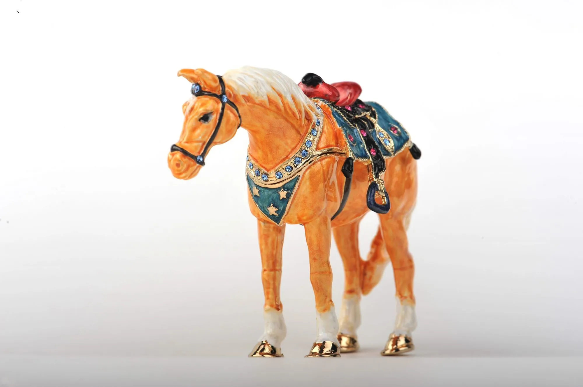 Decorated Orange Horse