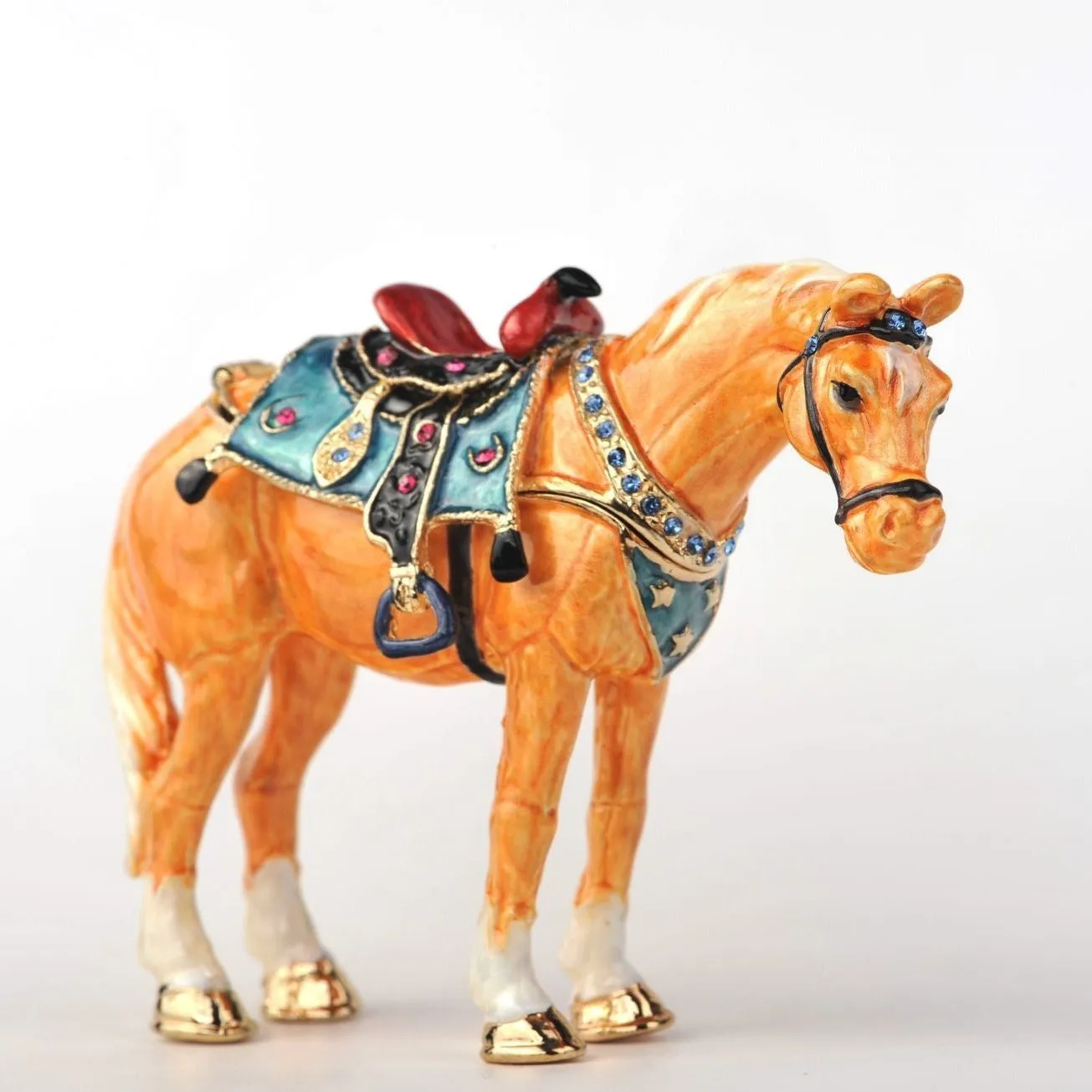 Decorated Orange Horse
