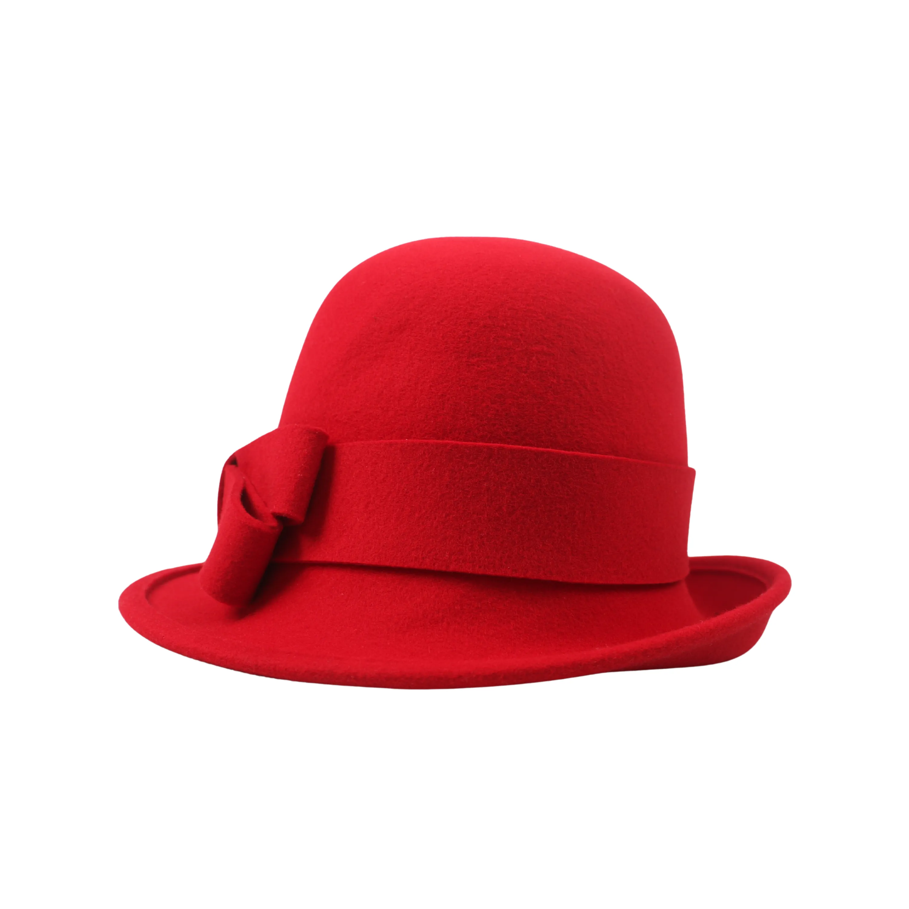 Elegant Vintage Women's Wool Cloche Bucket Hats