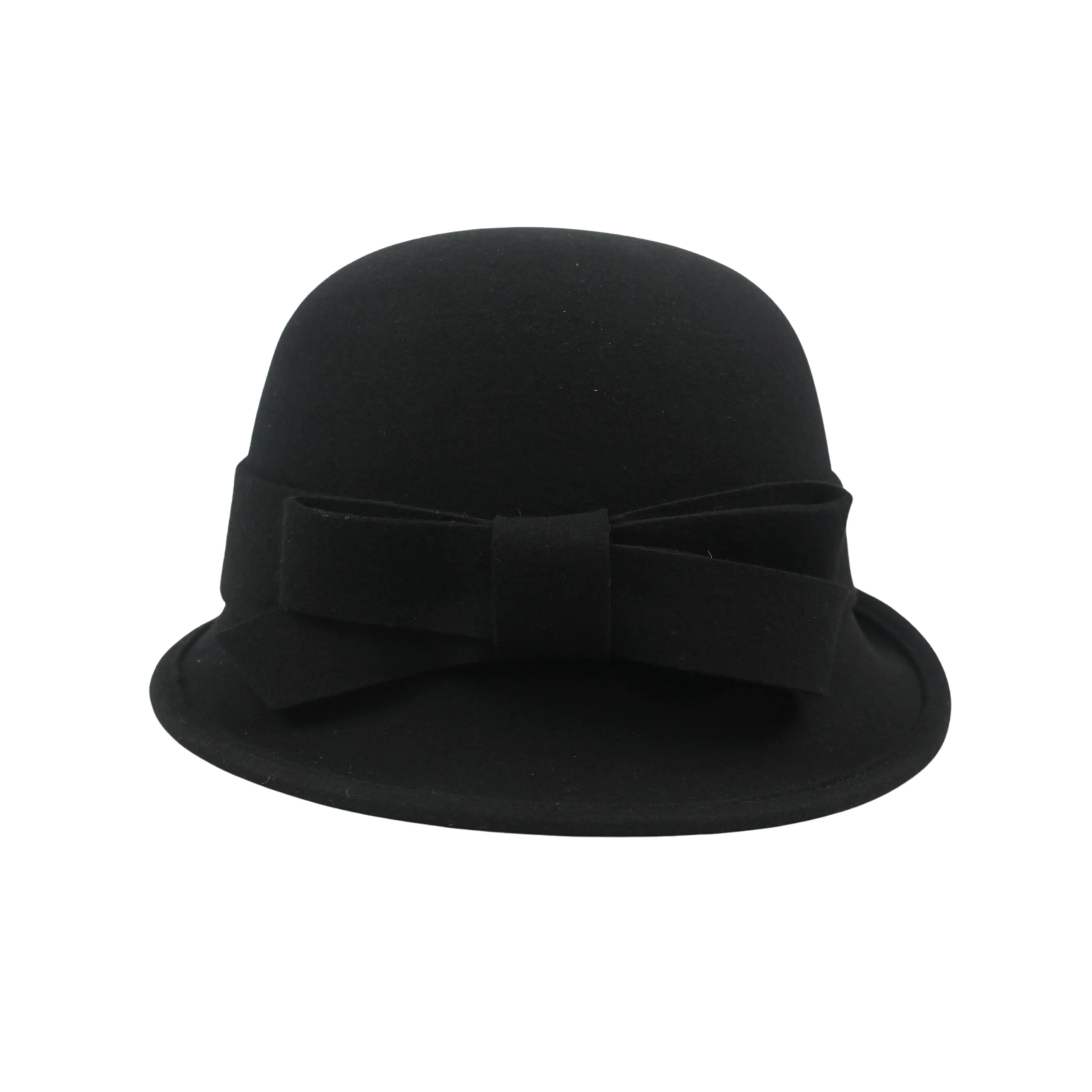 Elegant Vintage Women's Wool Cloche Bucket Hats