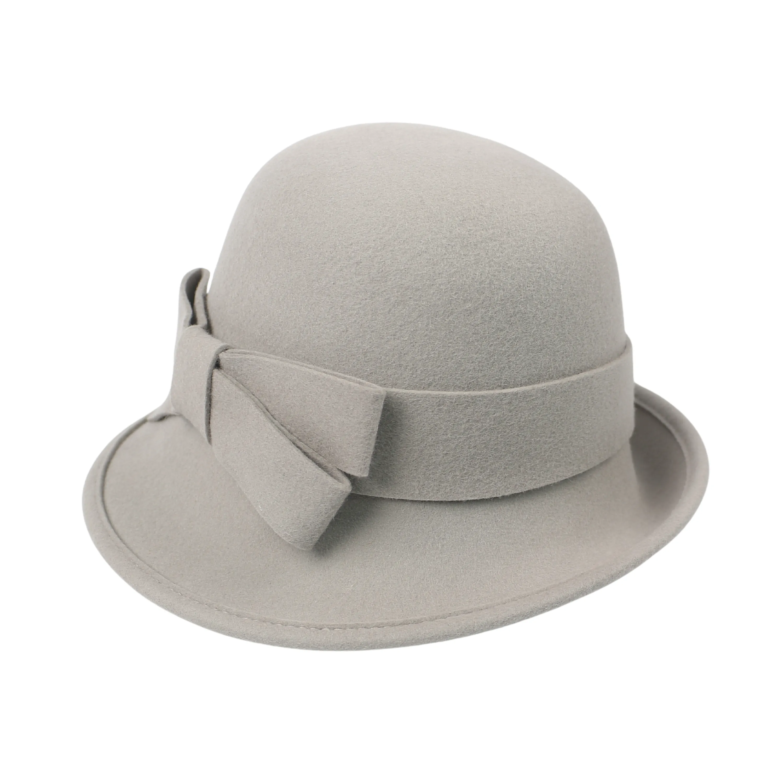 Elegant Vintage Women's Wool Cloche Bucket Hats
