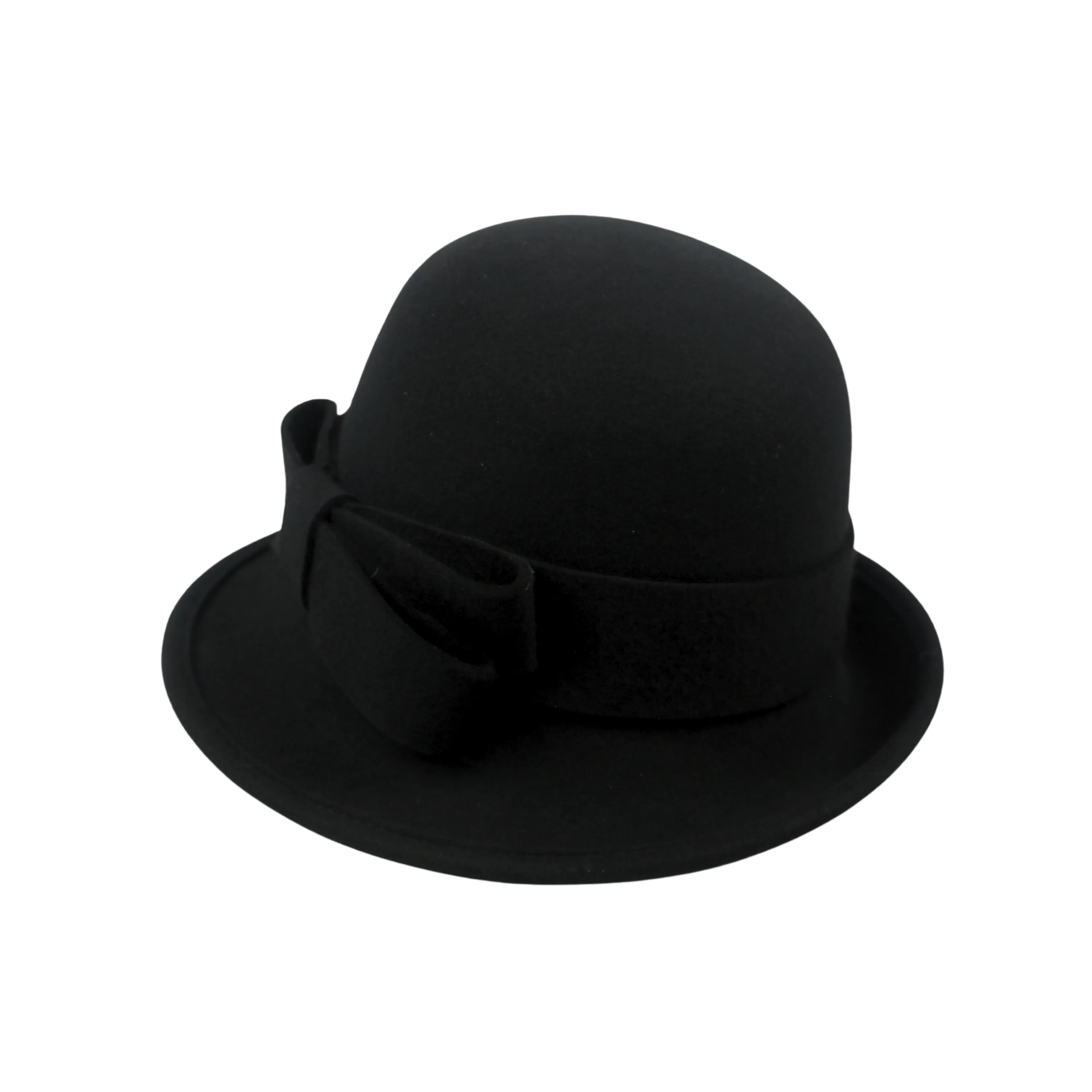 Elegant Vintage Women's Wool Cloche Bucket Hats
