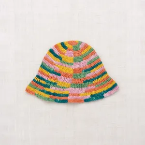 Hand Crochet Beach hat - Spring Mosaic