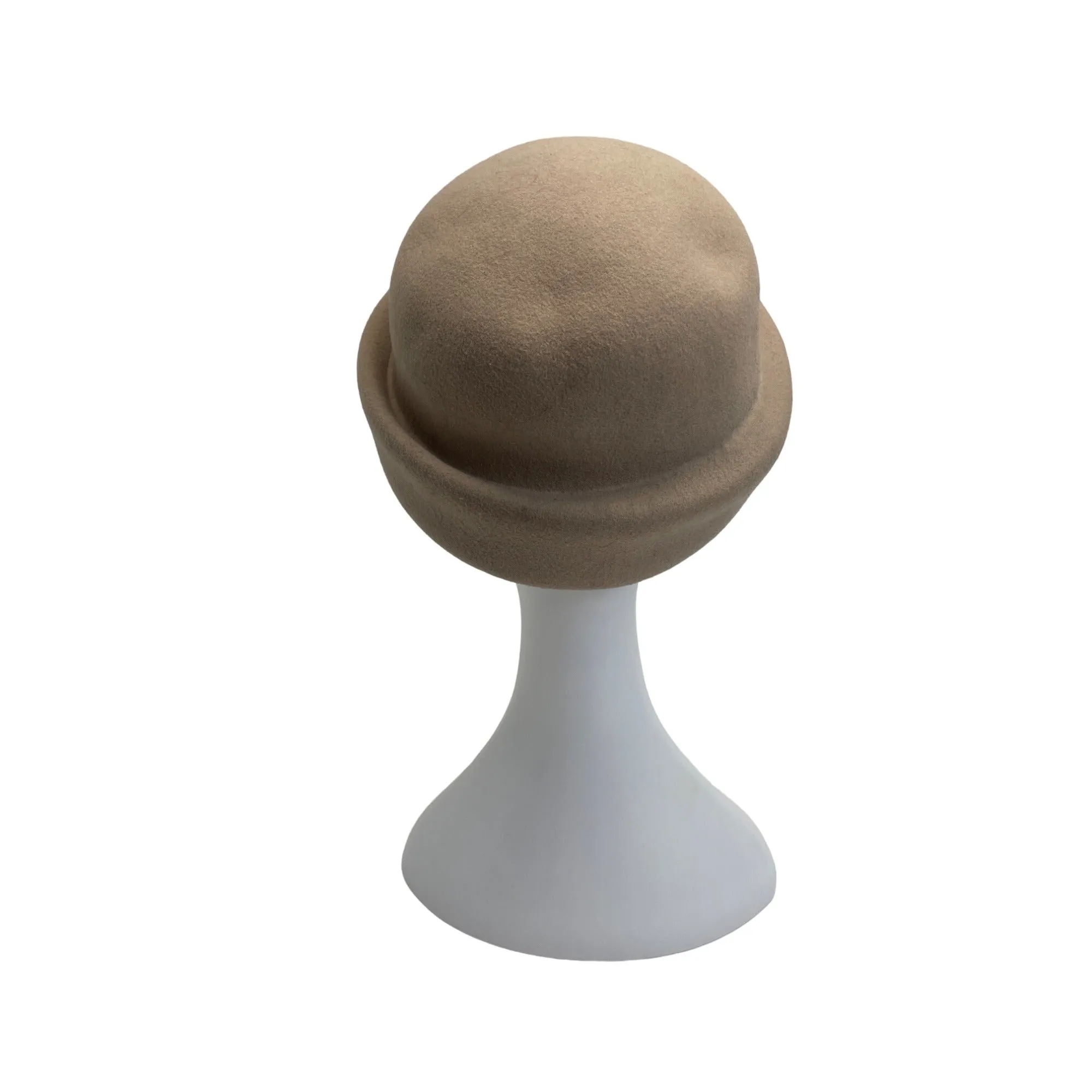 Importina Bollman Hat Co. Women Doeskin Felt Wool Cloche With Decorative Accents