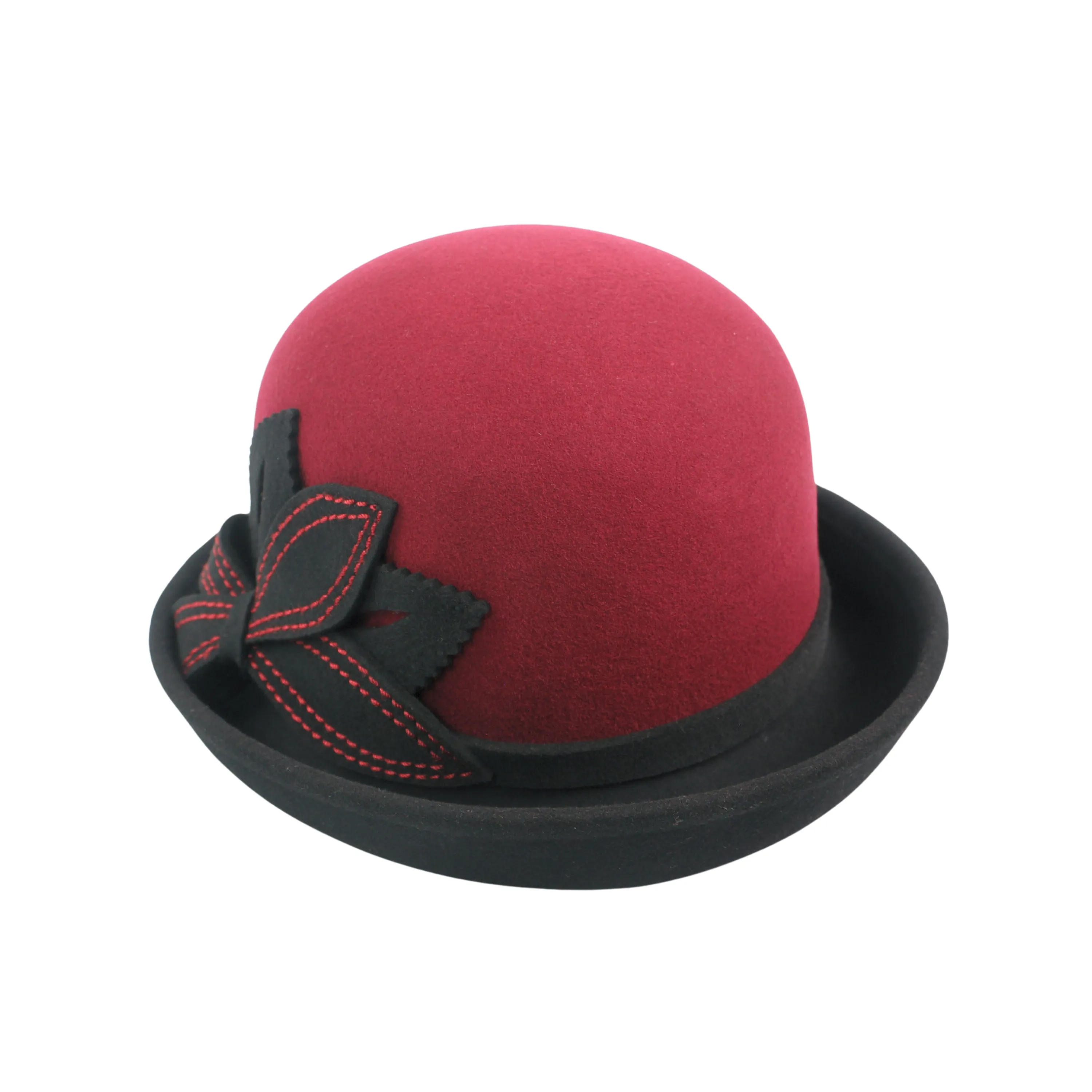 Ladies 1920s Felt England Wool Cloche Hats for Women