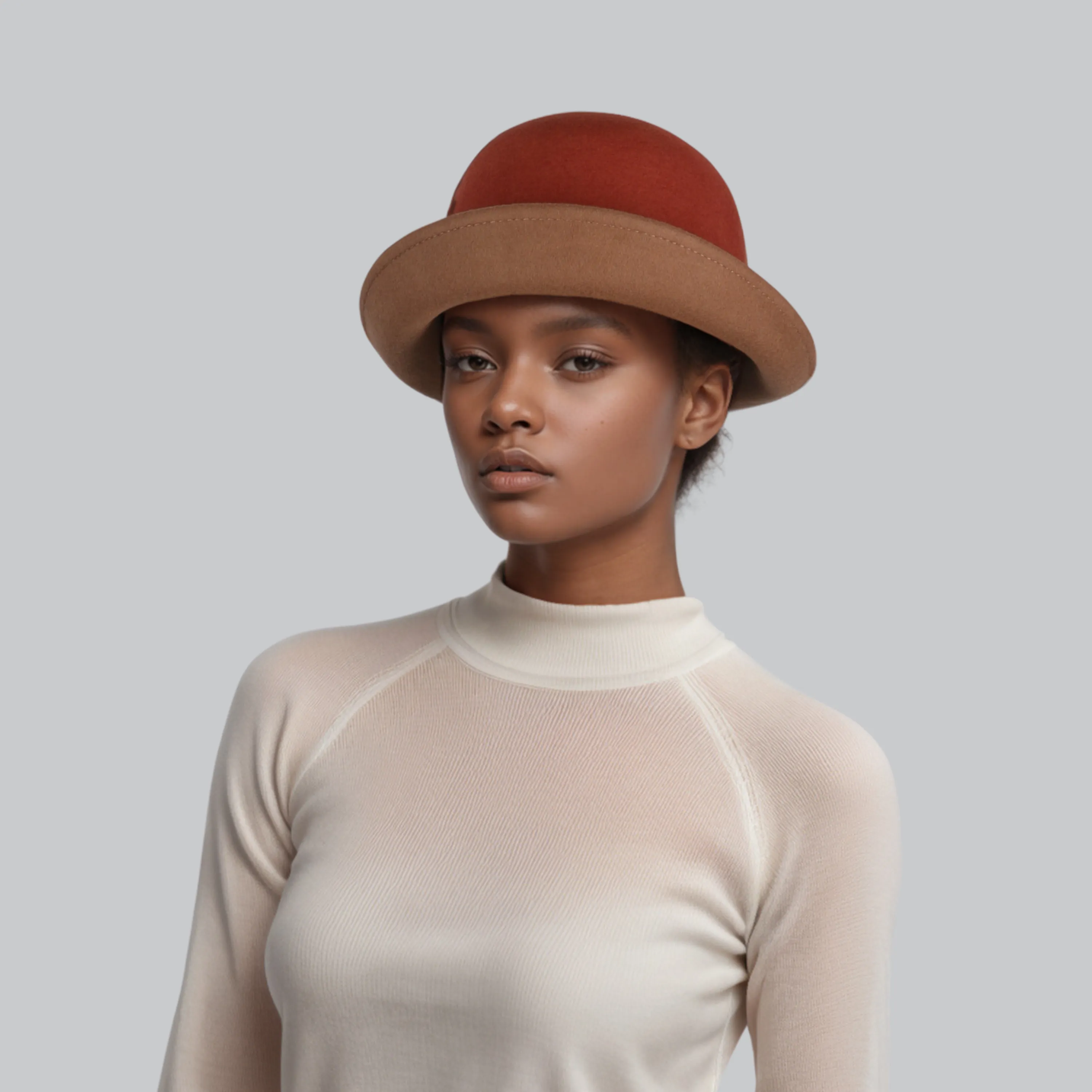 Ladies 1920s Felt England Wool Cloche Hats for Women