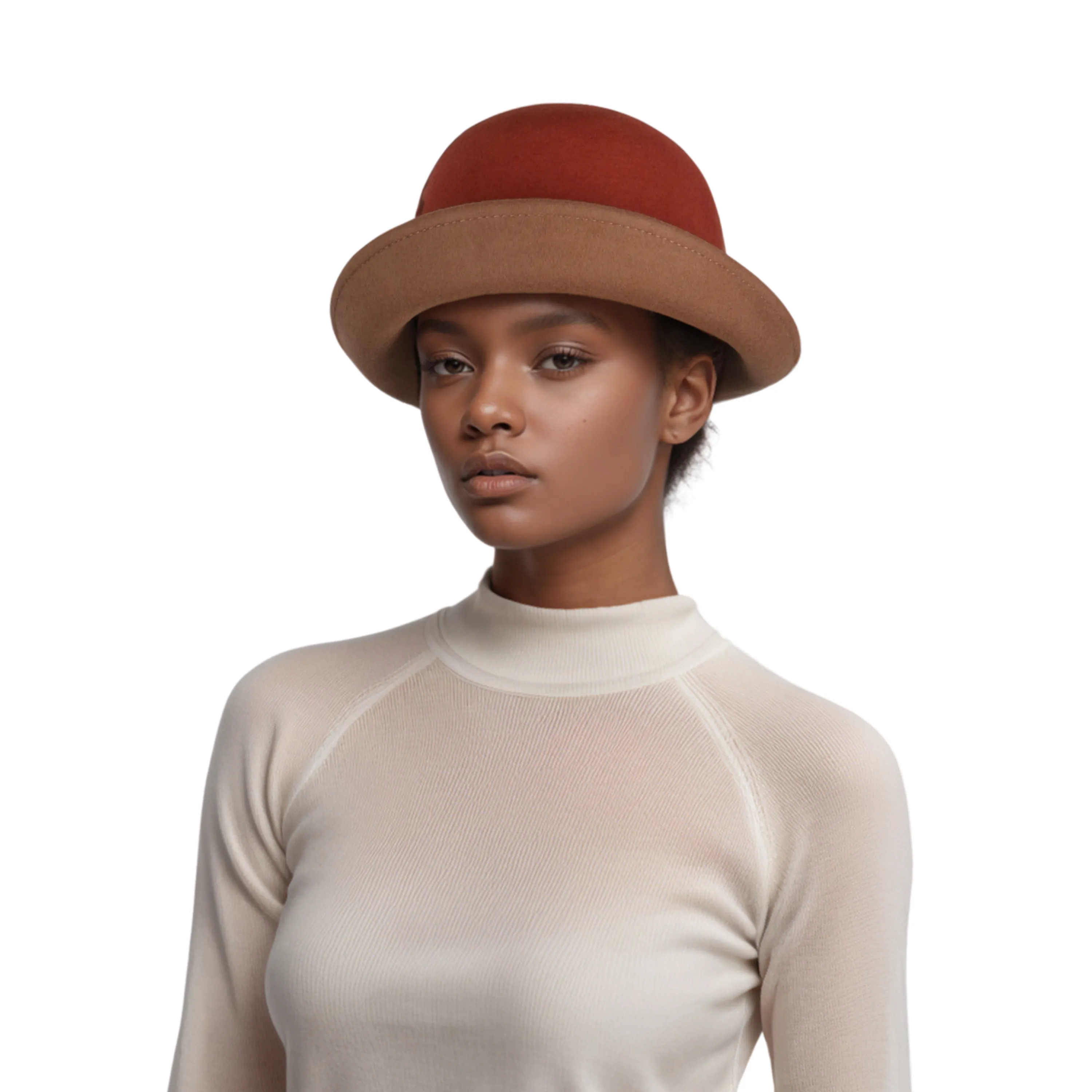 Ladies 1920s Felt England Wool Cloche Hats for Women