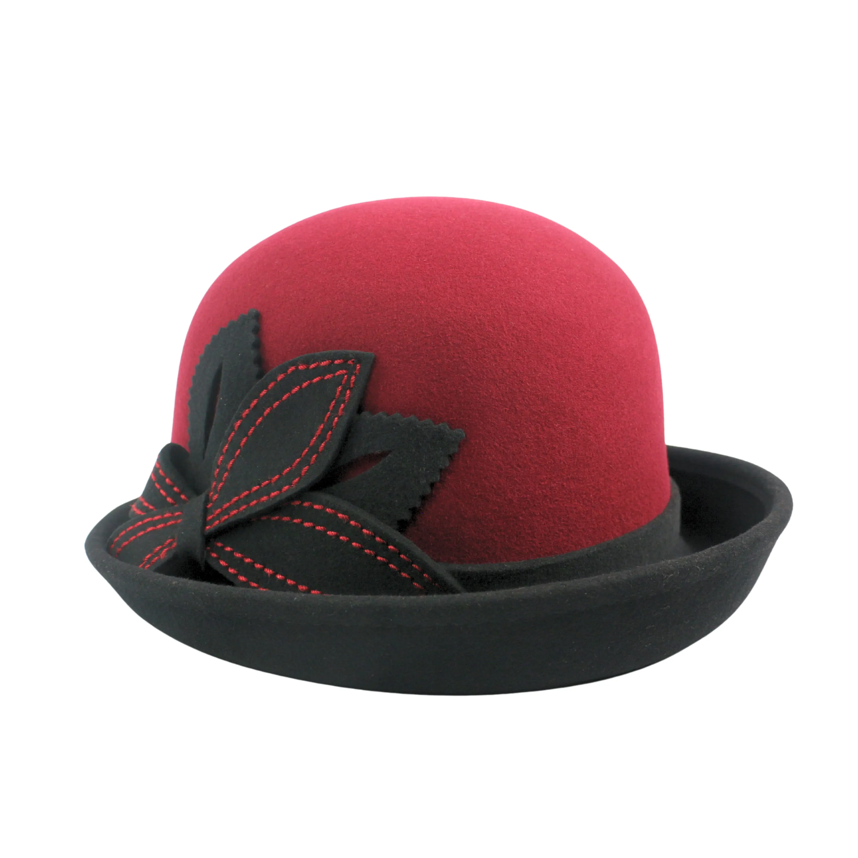 Ladies 1920s Felt England Wool Cloche Hats for Women