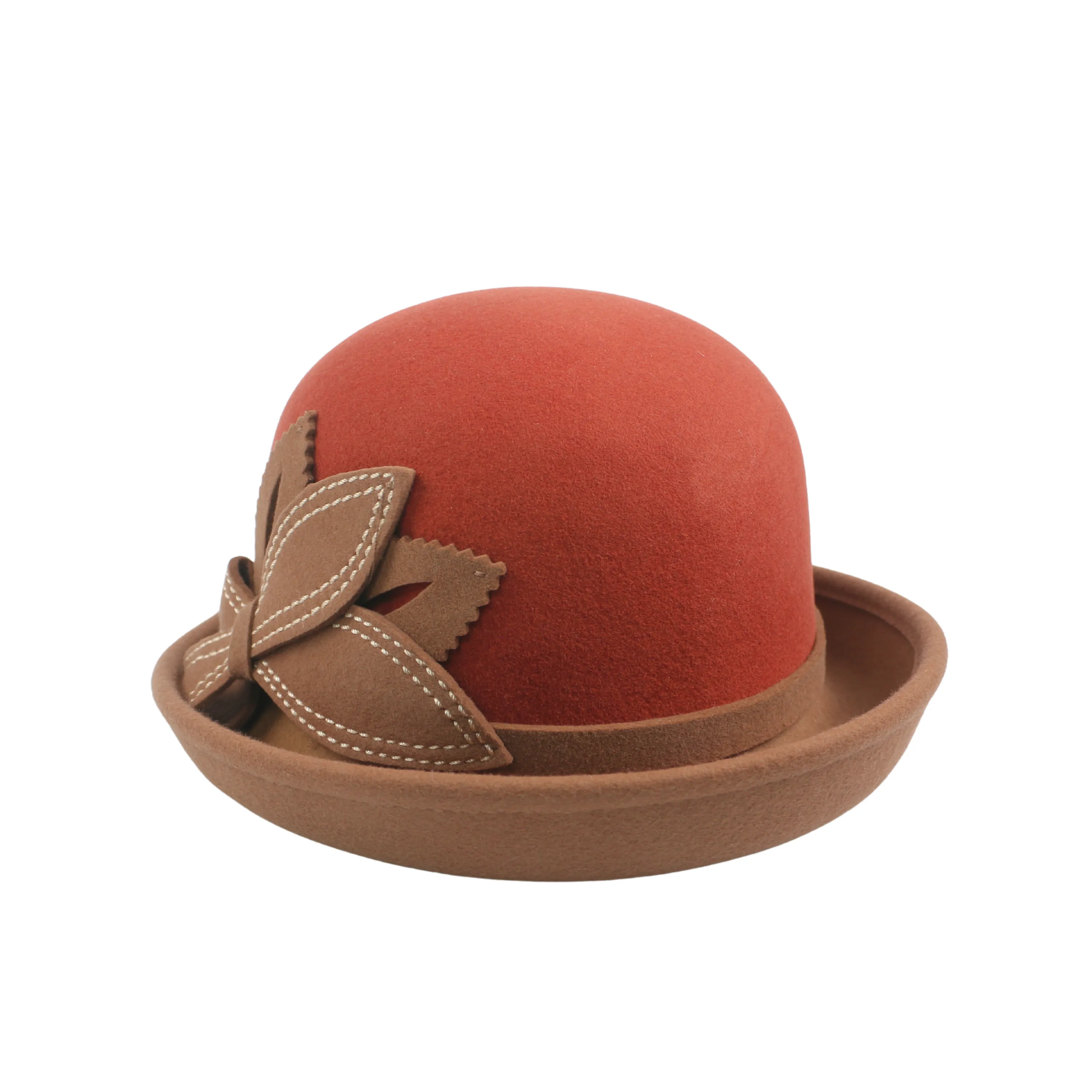 Ladies 1920s Felt England Wool Cloche Hats for Women