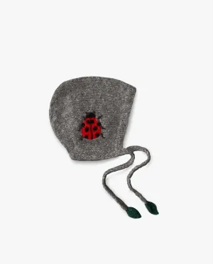 Ladybug bonnet | Dark Grey