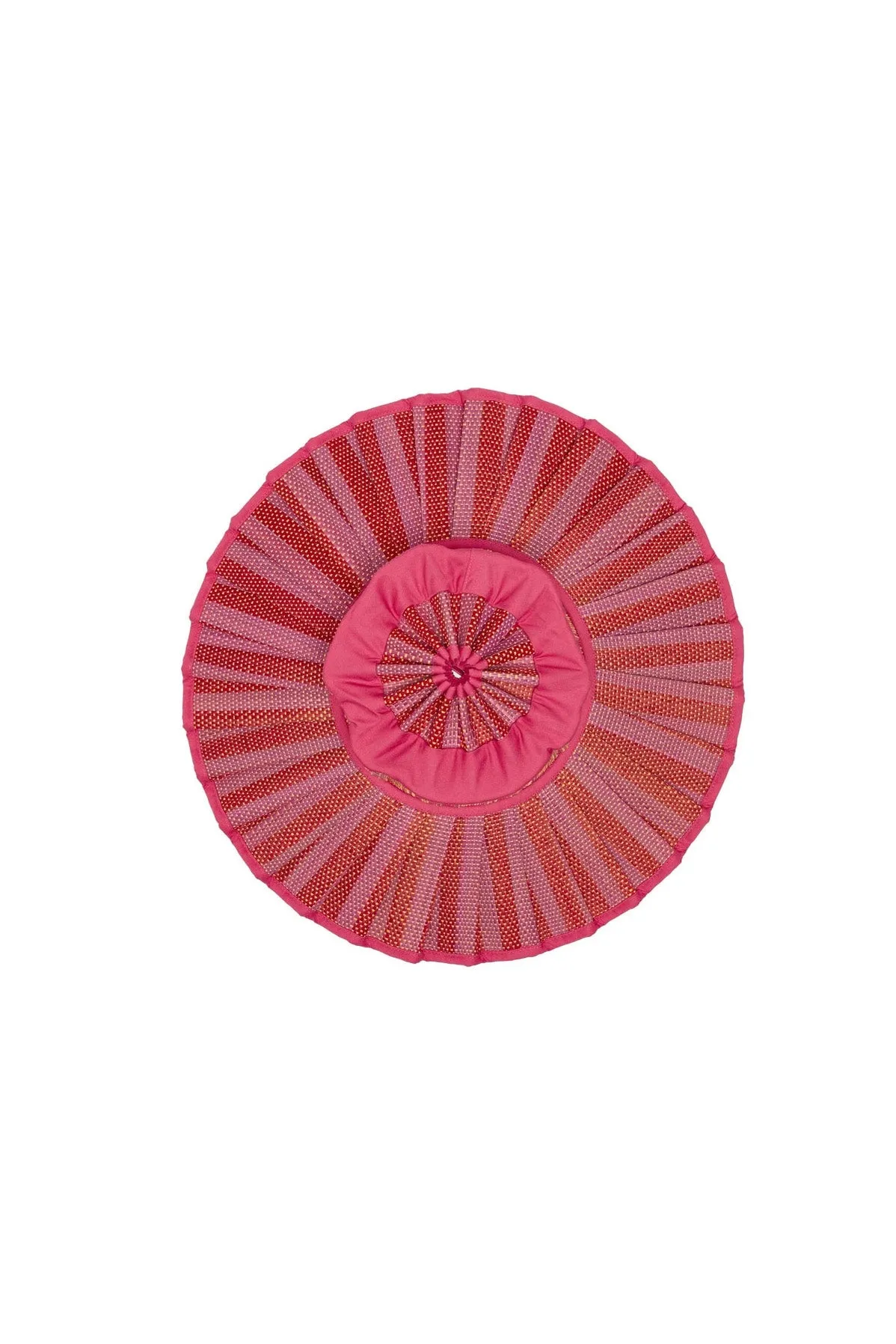 Lorna Murray x Kathy Hilton Ladies Island Maxi Capri Hat Love Heart Fuchsia