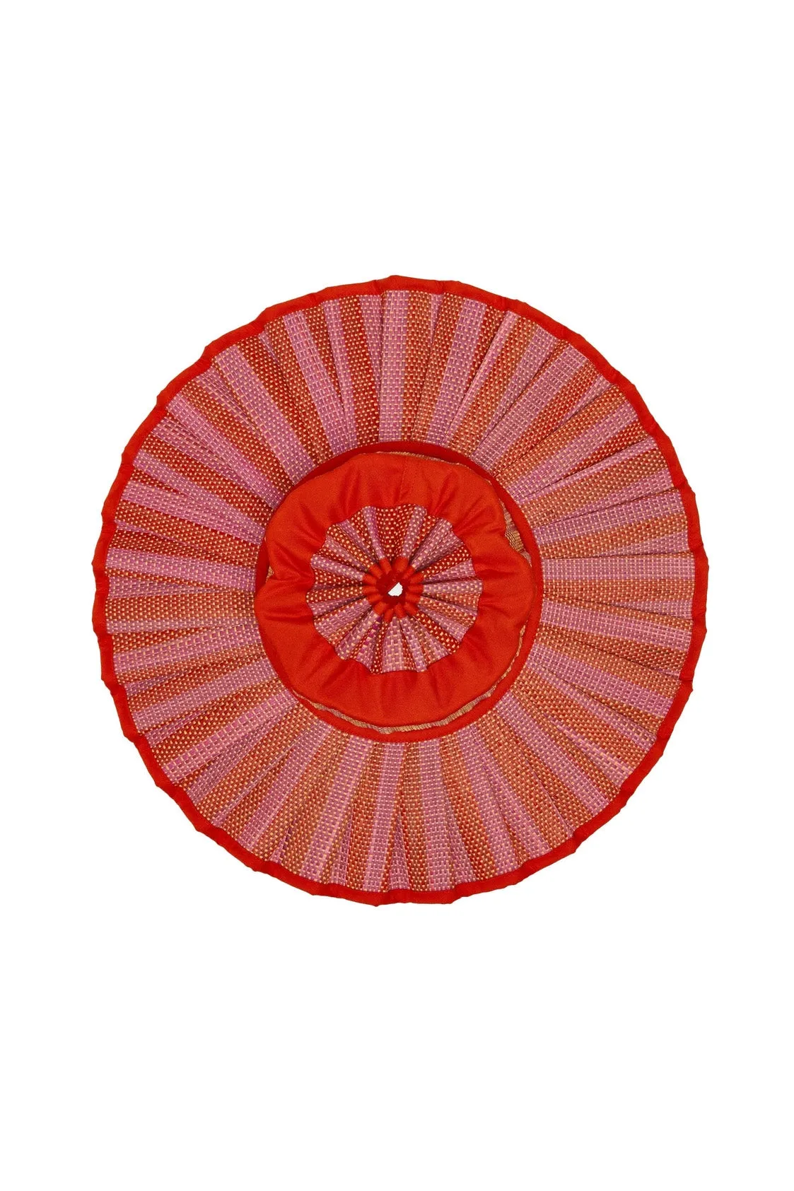 Lorna Murray x Kathy Hilton Ladies Island Maxi Capri Hat Love Heart Tangerine