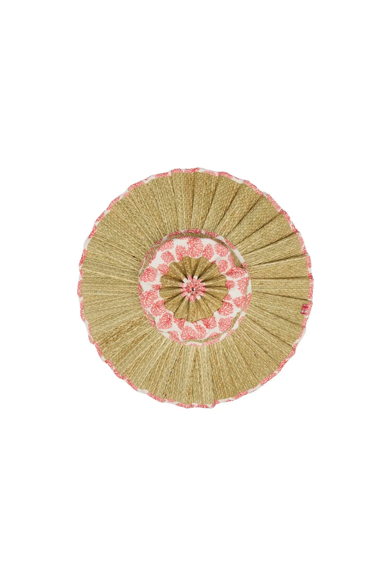 Lorna Murray x Kathy Hilton Ladies Luxe Maxi Capri Hat Coral