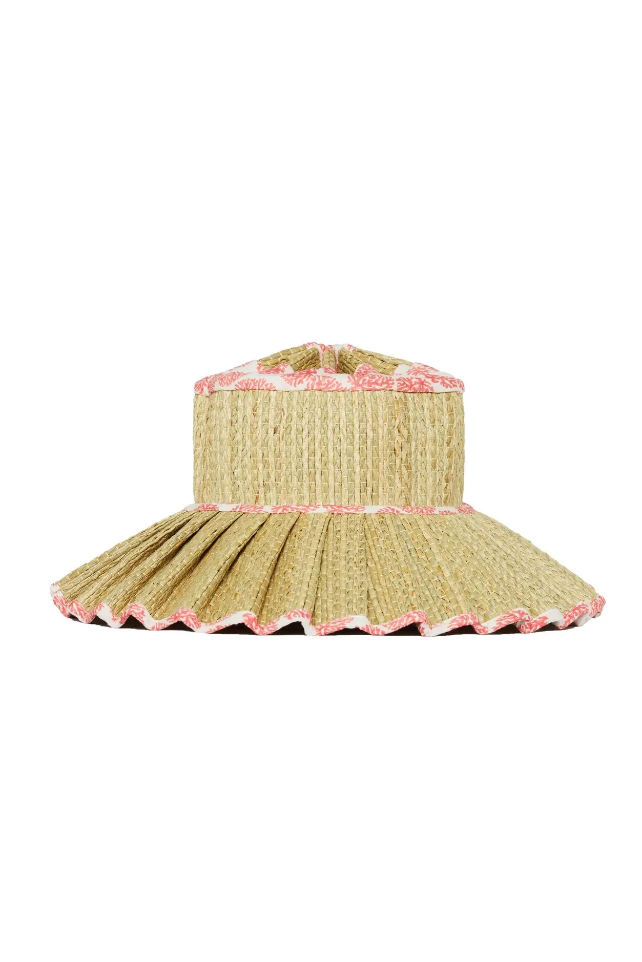 Lorna Murray x Kathy Hilton Ladies Luxe Maxi Capri Hat Coral
