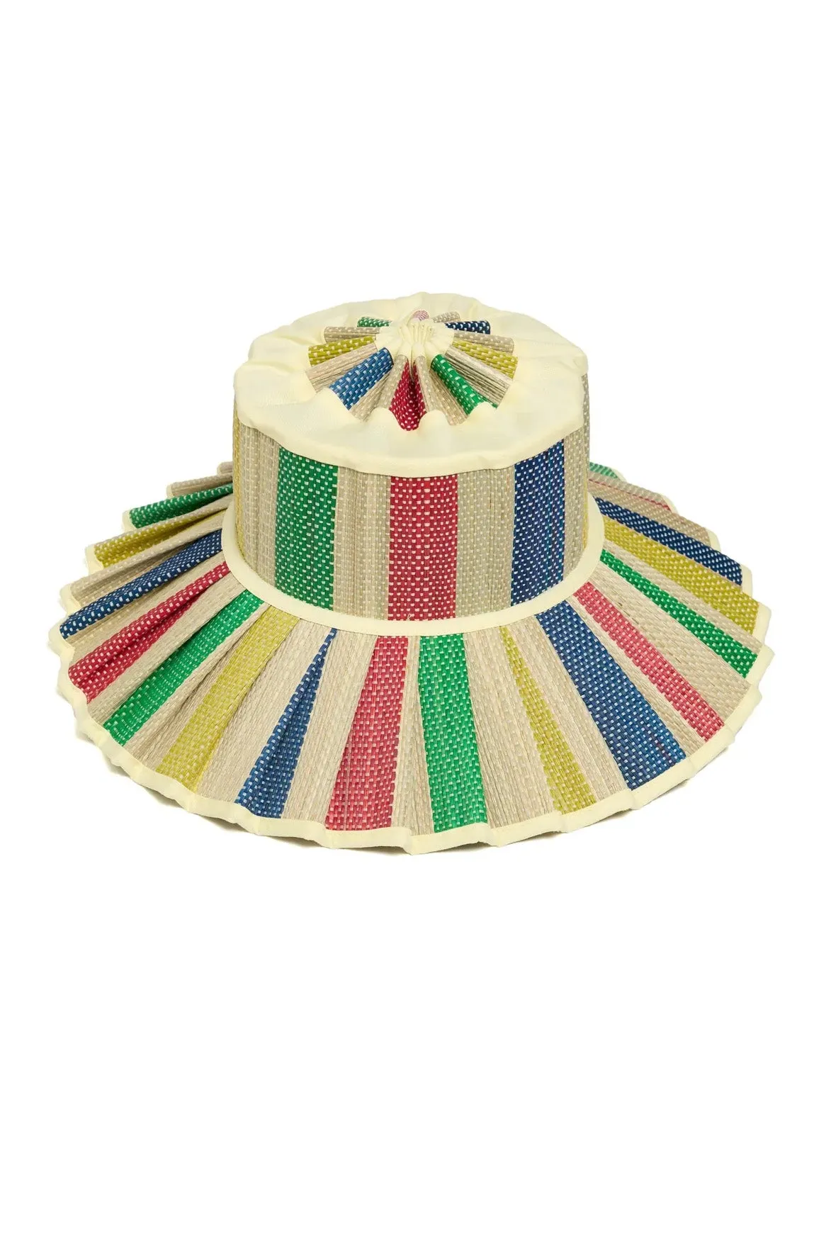 Lorna Murray x Kathy Hilton Ladies Luxe Maxi Capri Hat Sun Bathe Pina Colada