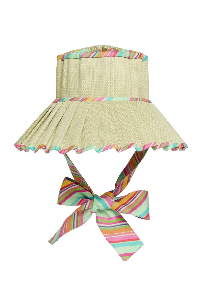 Lorna Murray x Kathy Hilton Ladies Luxe Maxi Ravello Hat Pool Float