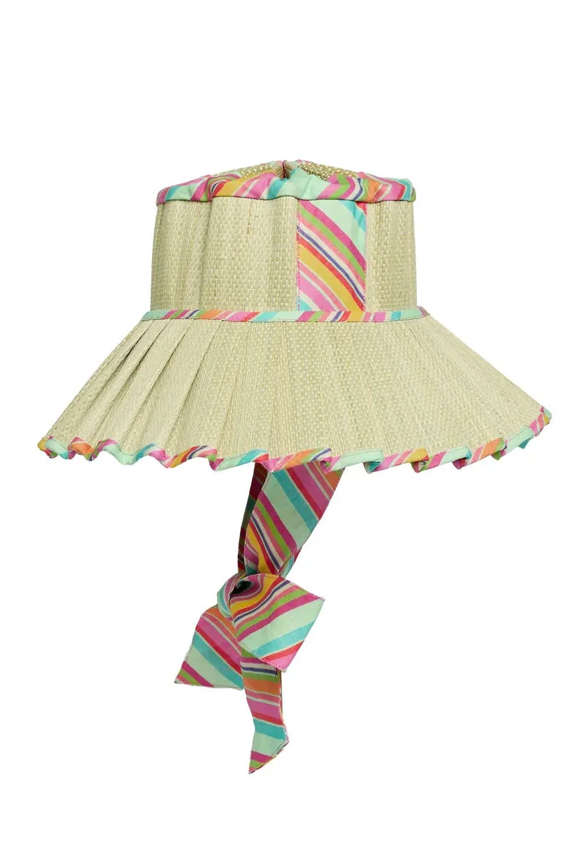 Lorna Murray x Kathy Hilton Ladies Luxe Maxi Ravello Hat Pool Float