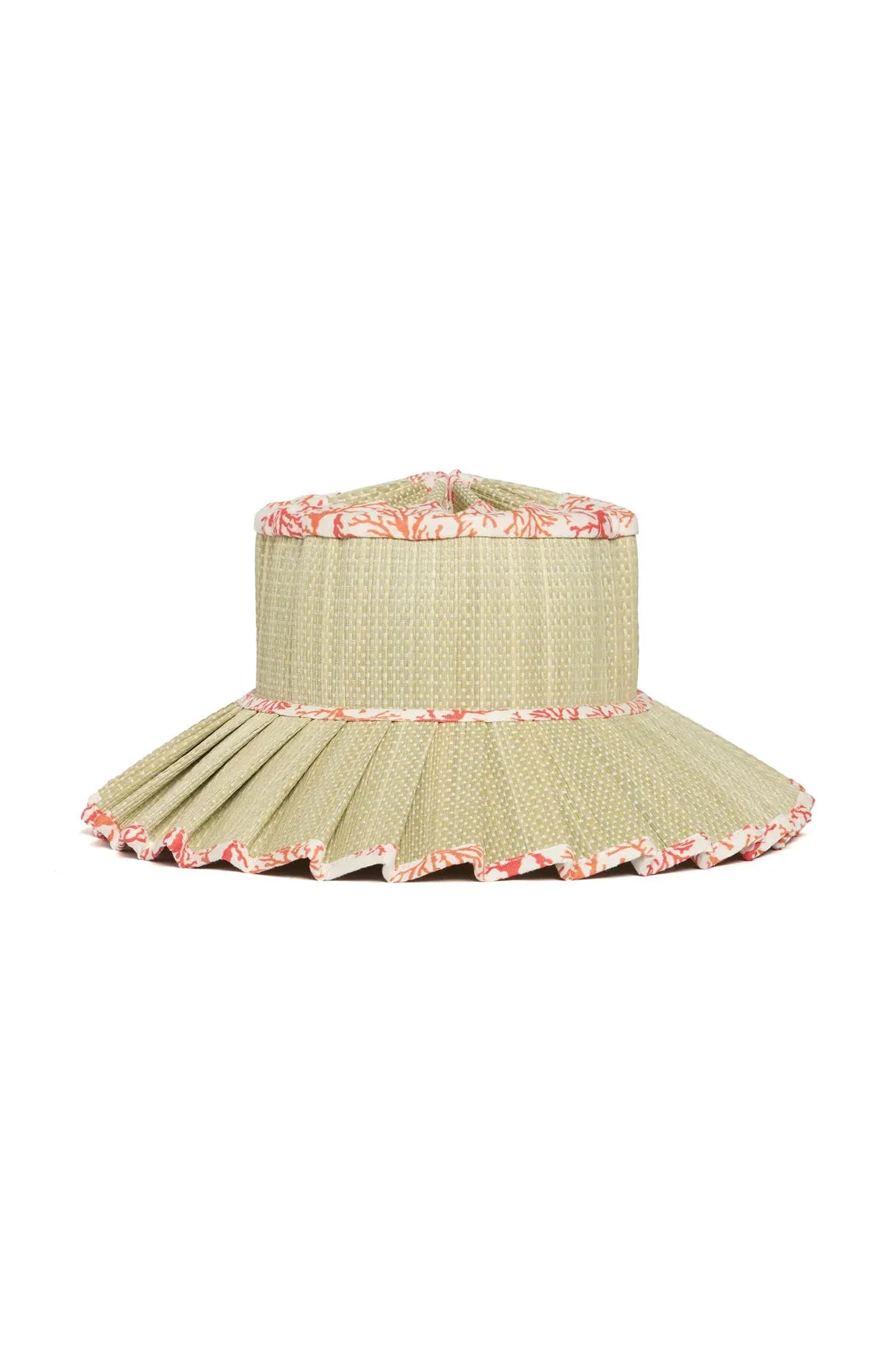 Lorna Murray  x Kathy Hilton Ladies Luxe Midi Capri Hat Coral