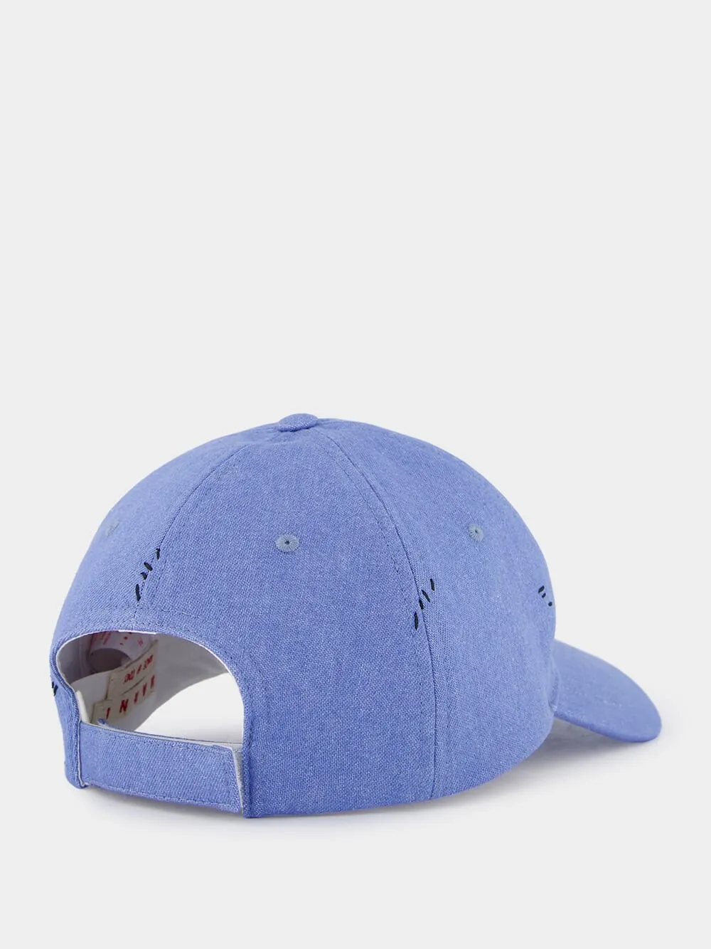 Marni Mending Blue Denim Cap