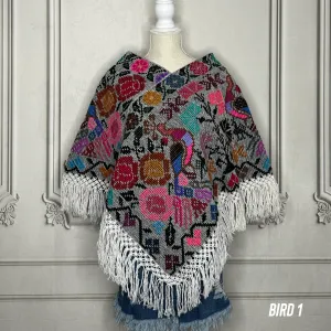 Mexican Cape Poncho Cross Stitch Heather Peacock