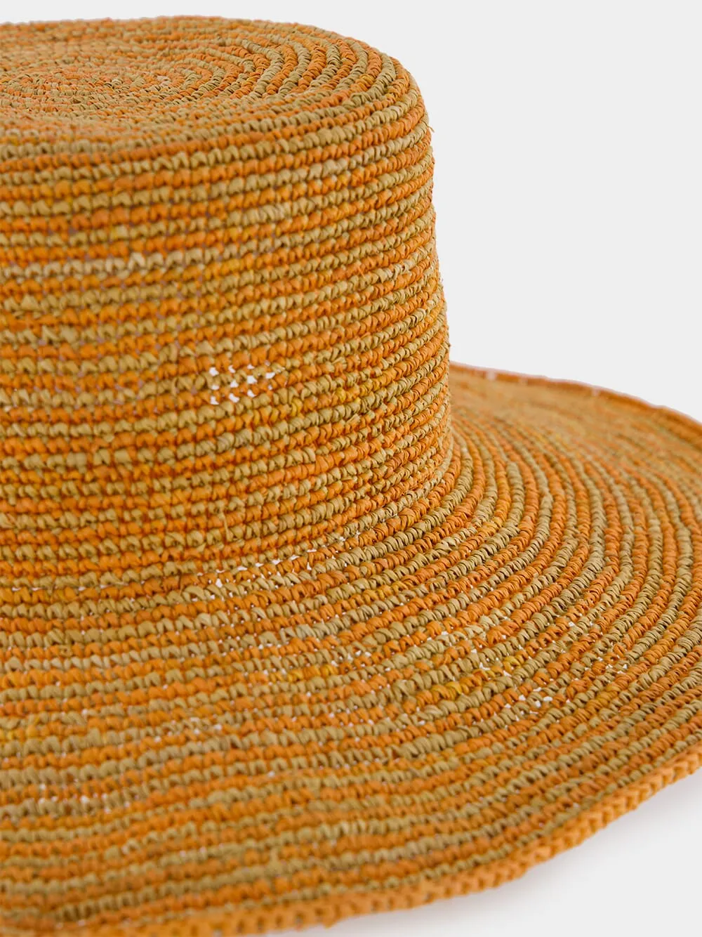 Moldable Crochet Hat with Wire Brim