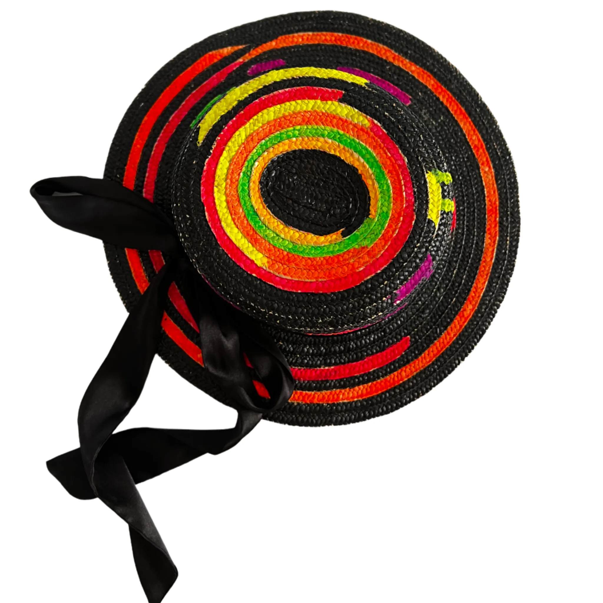 Neon Drip - Hand-Painted Hat