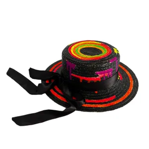 Neon Drip - Hand-Painted Hat