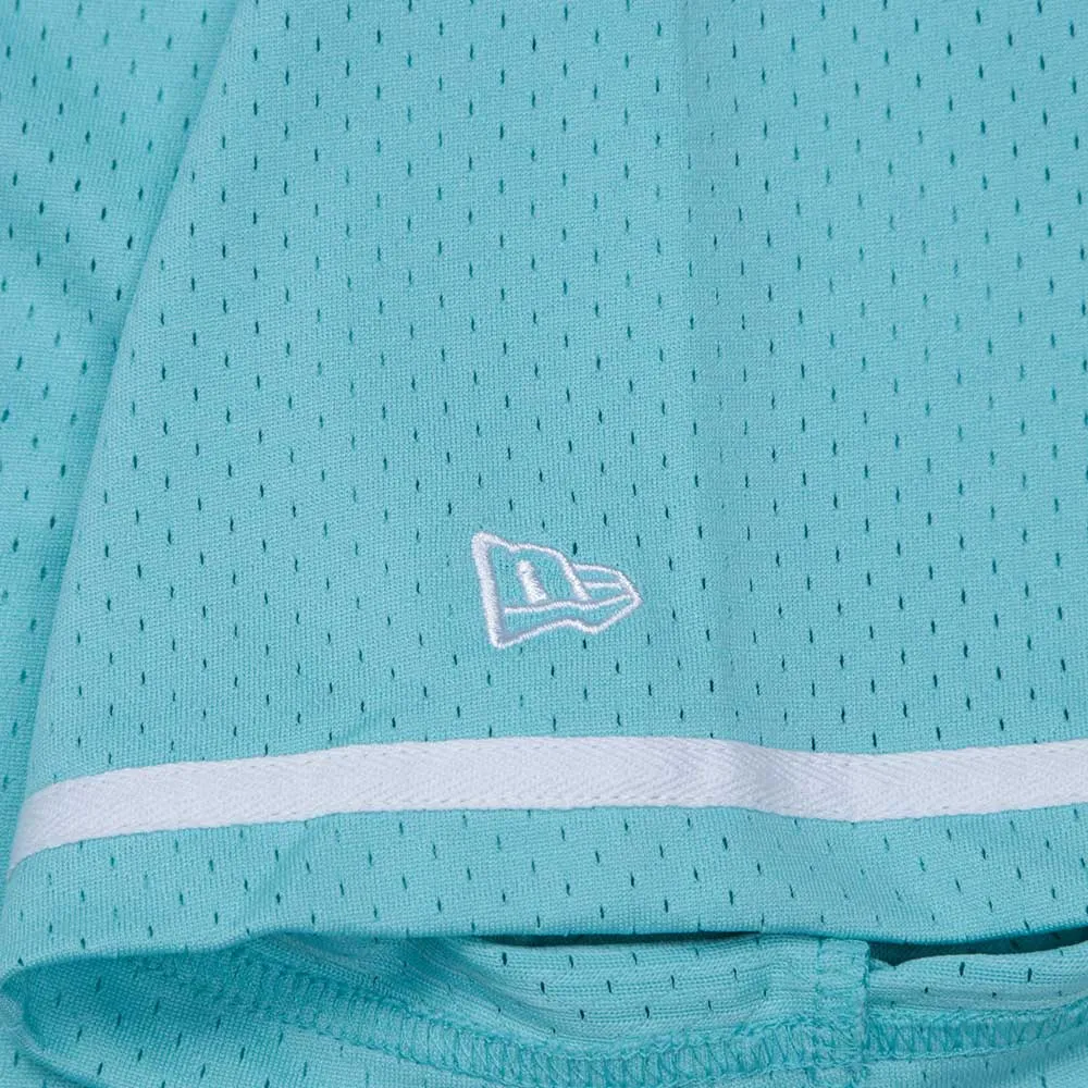 New Era Wordmark Blue Short Sleeve Baseball Jersey