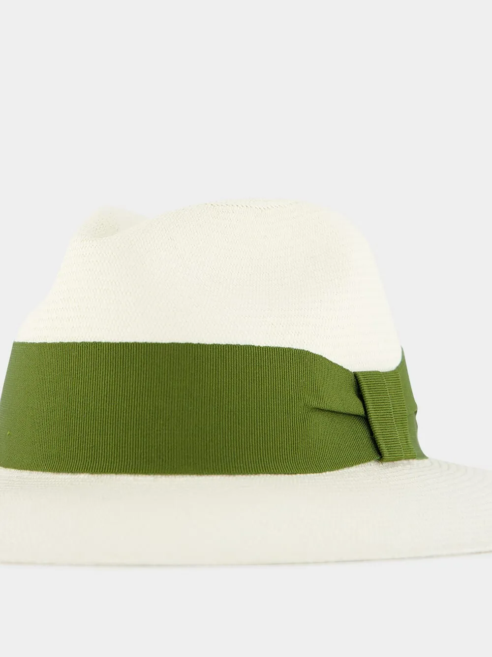 Rafael Panama Hat in Olive Green