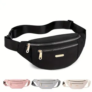 realaiot  Sports Waist Bag, Running Fanny Pack, Mobile Phone Storage Bag, Leisure Waist Bag For Outdoor Travel, Cycling, Running & Jogging