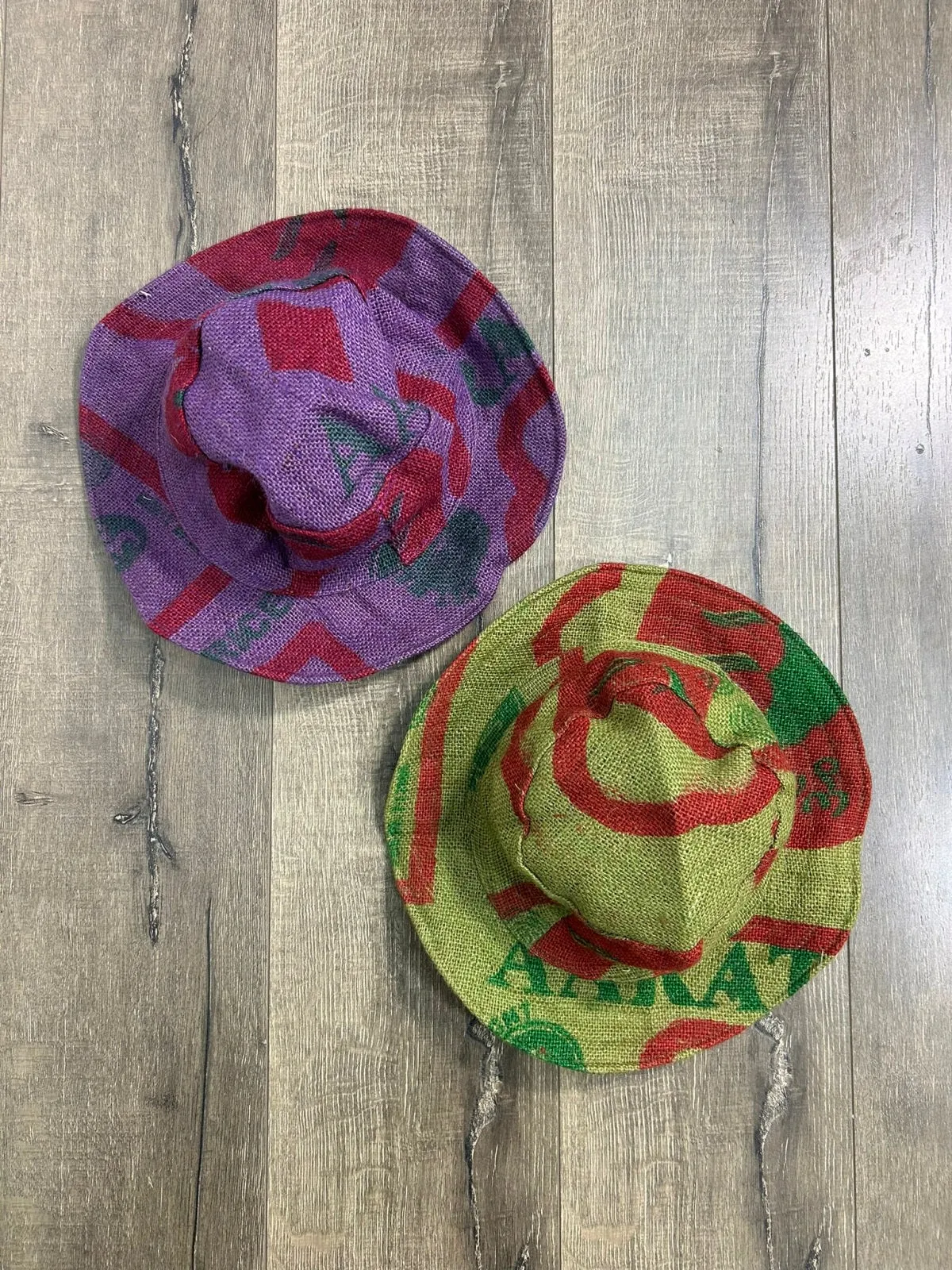 Recycled Rice Sack Hat