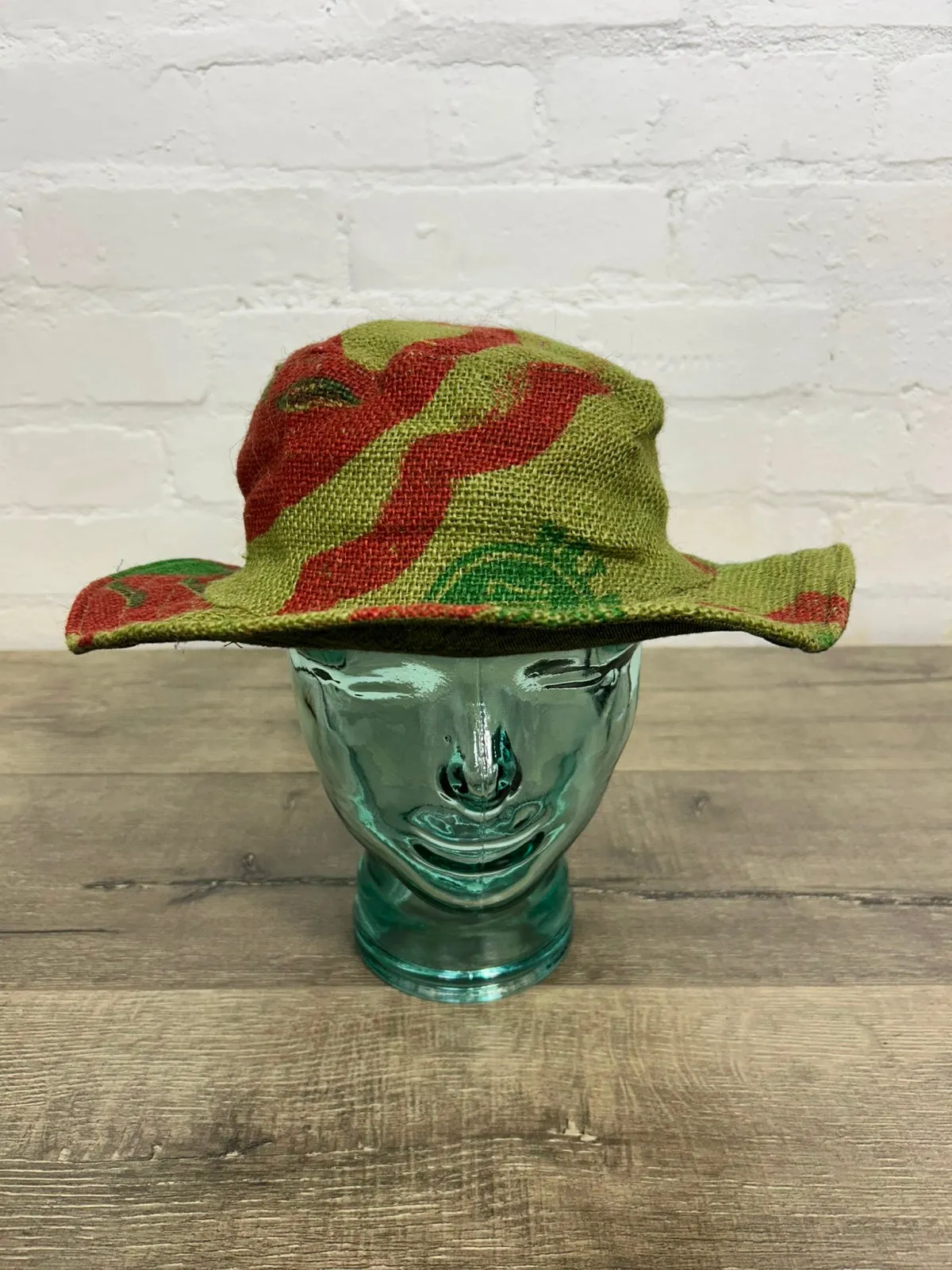 Recycled Rice Sack Hat